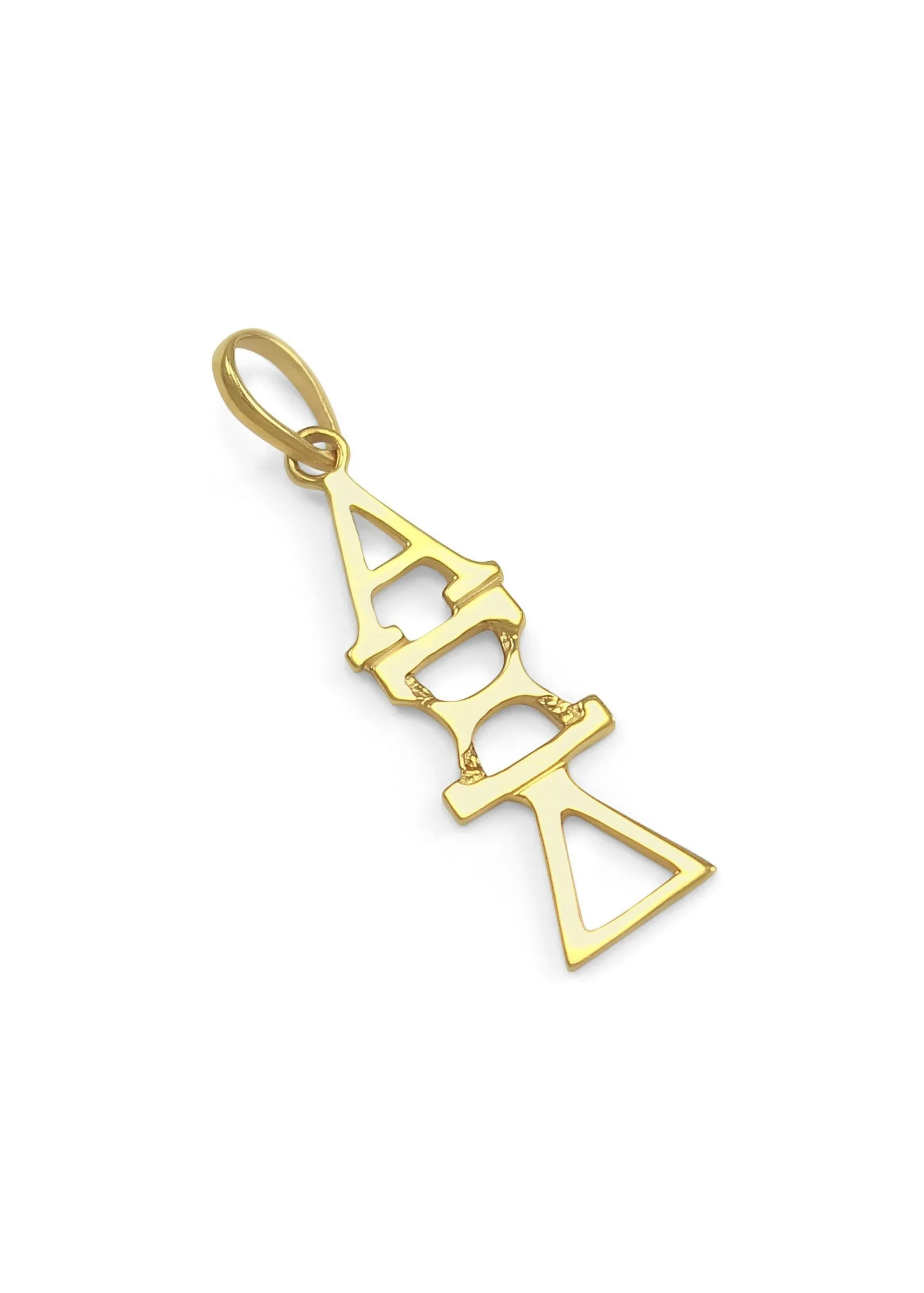 14k Solid Gold Alpha Xi Delta Lavaliere