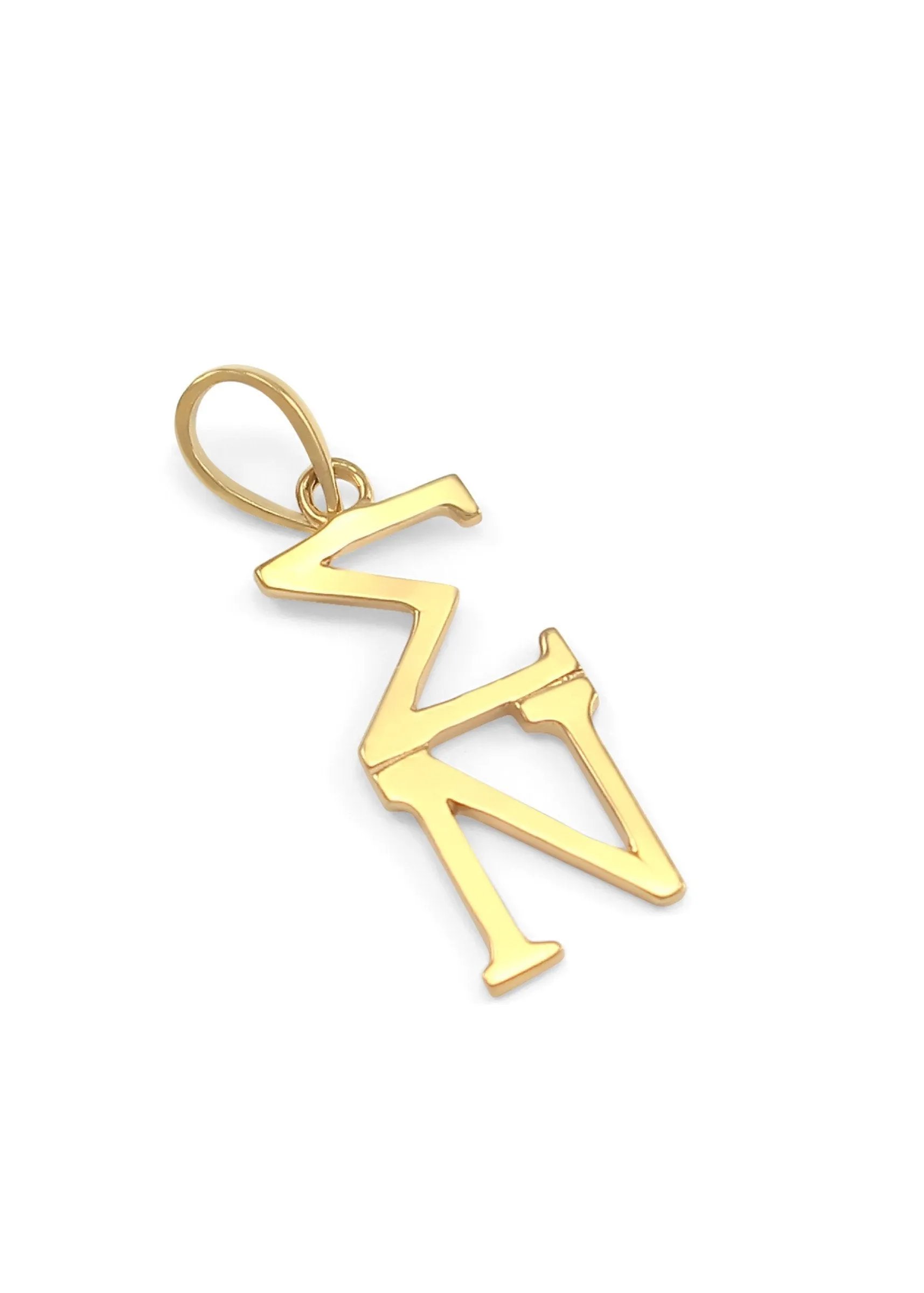 14k Solid Gold Sigma Nu Lavaliere