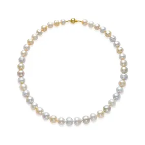 18k Gold Baroque South Sea Pearl Necklace KN00212