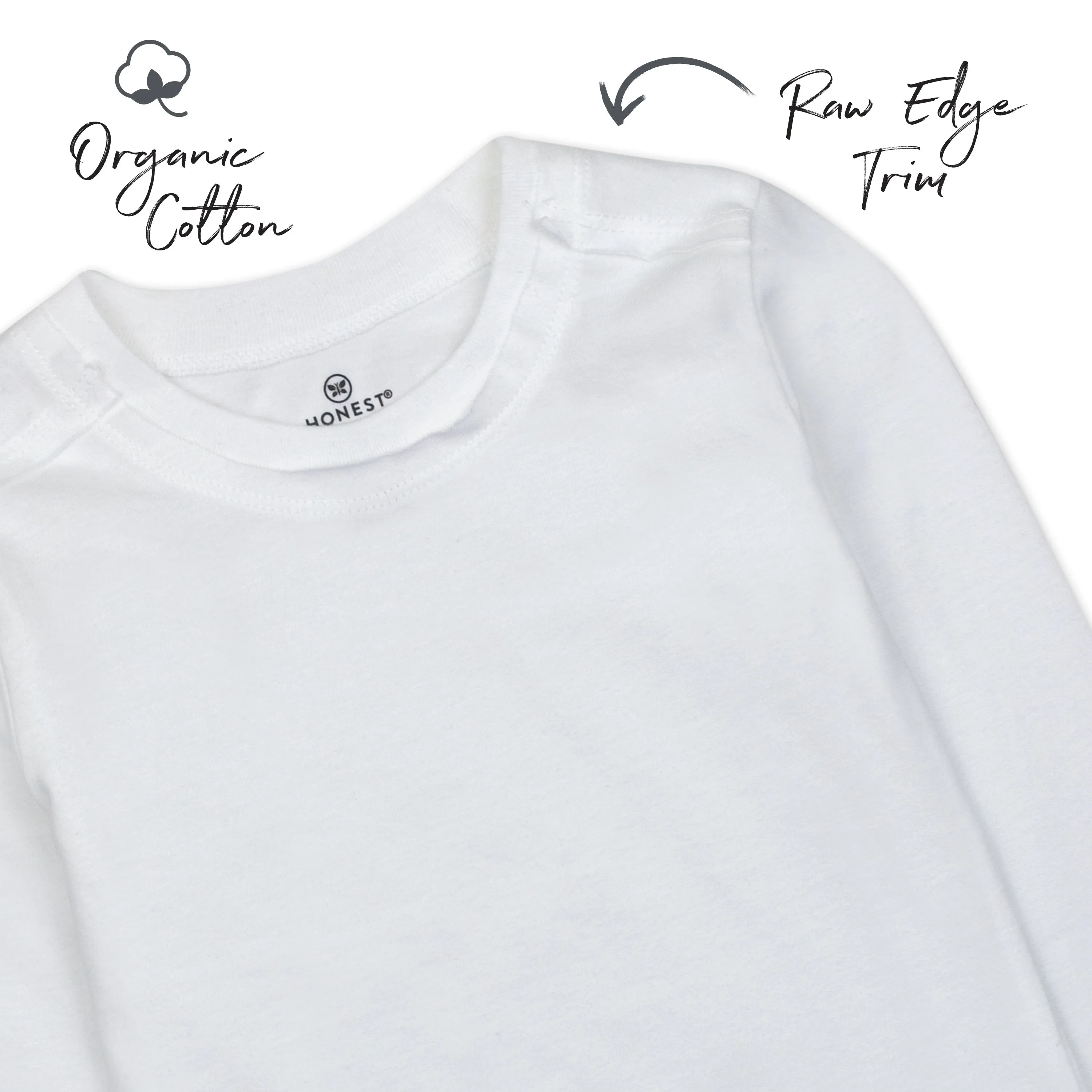 5-Pack Organic Cotton Long Sleeve T-Shirts