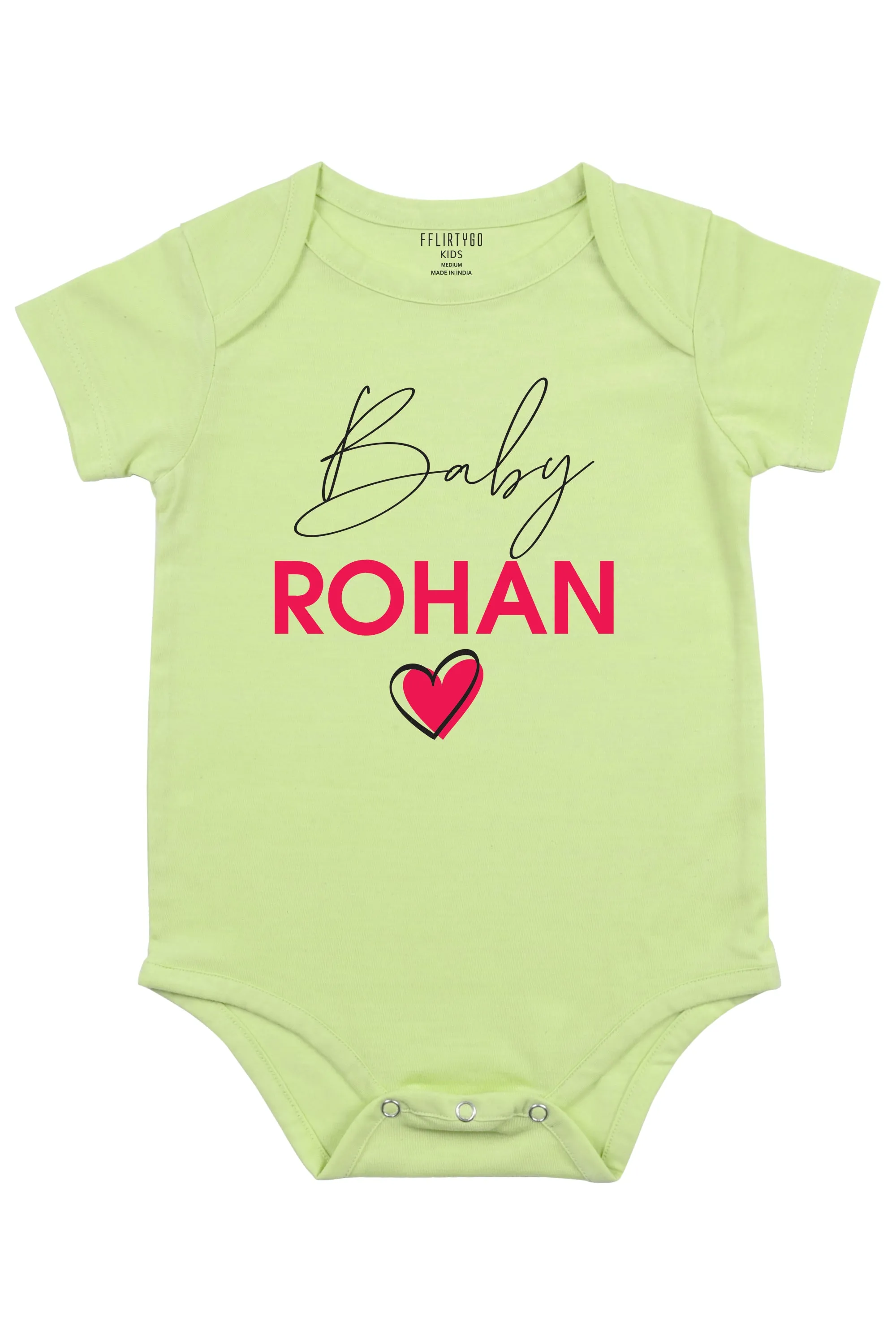 A Baby With Heart Baby Romper | Onesies w/ Custom Name