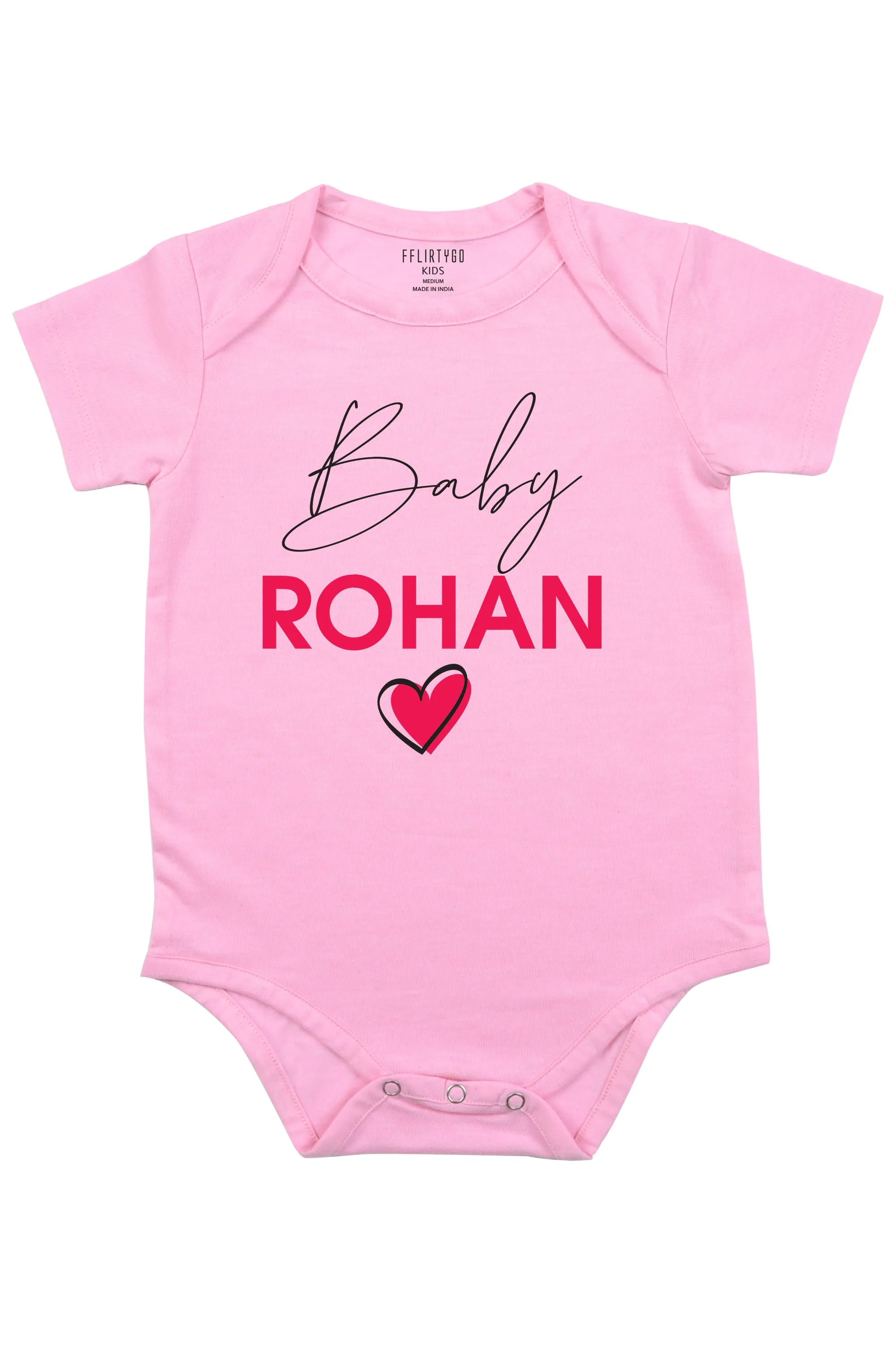 A Baby With Heart Baby Romper | Onesies w/ Custom Name