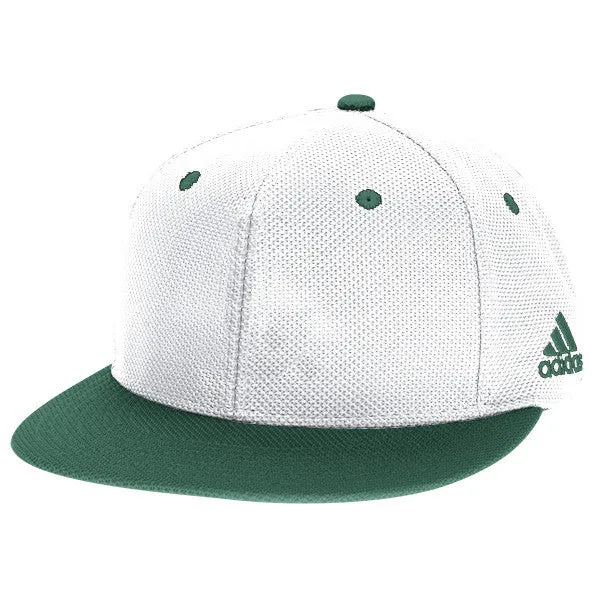 adidas Men's Green Mesh Flat Visor Flex