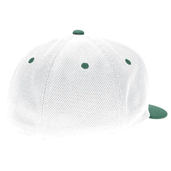 adidas Men's Green Mesh Flat Visor Flex