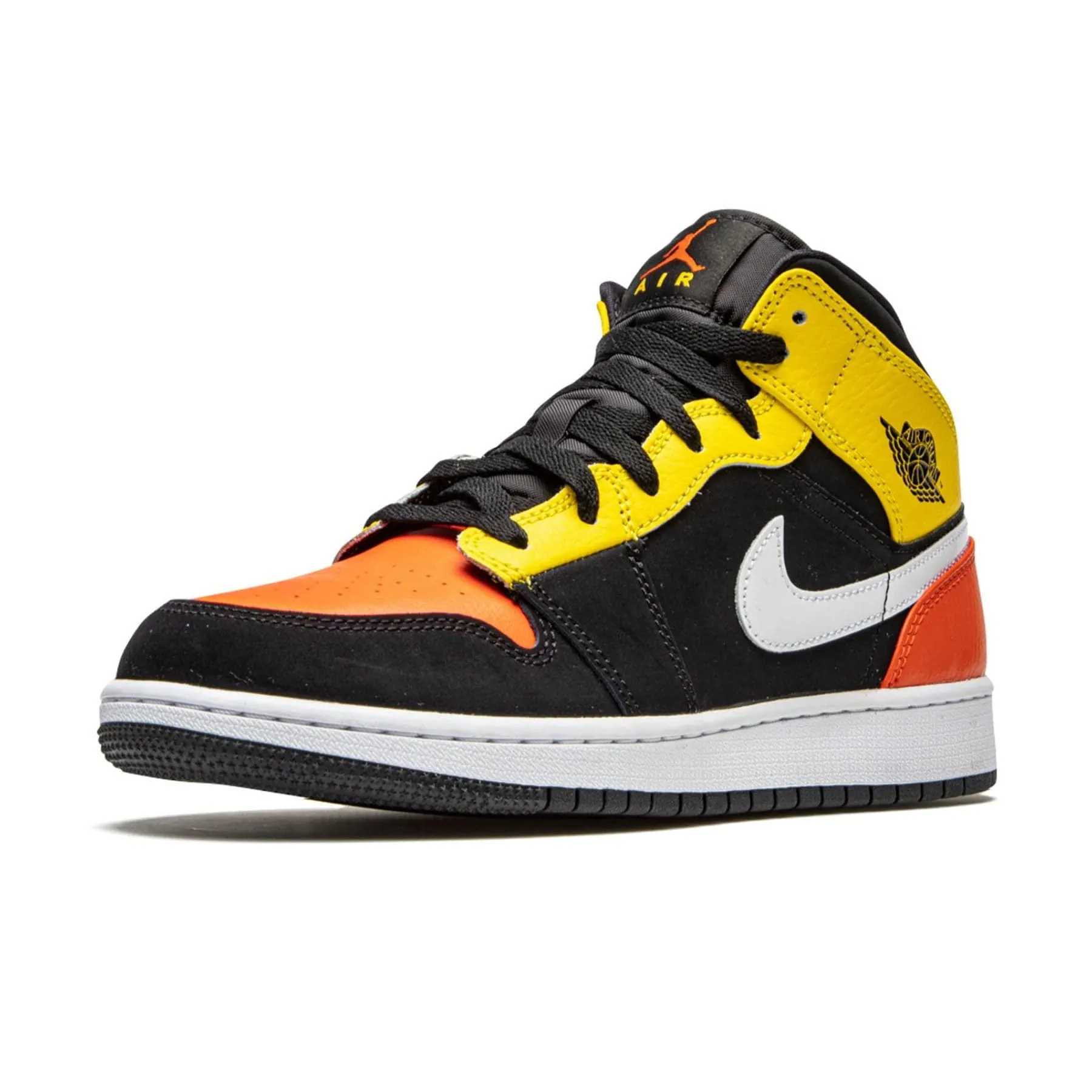 Air Jordan 1 Mid SE GS 'Amarillo Team Orange'