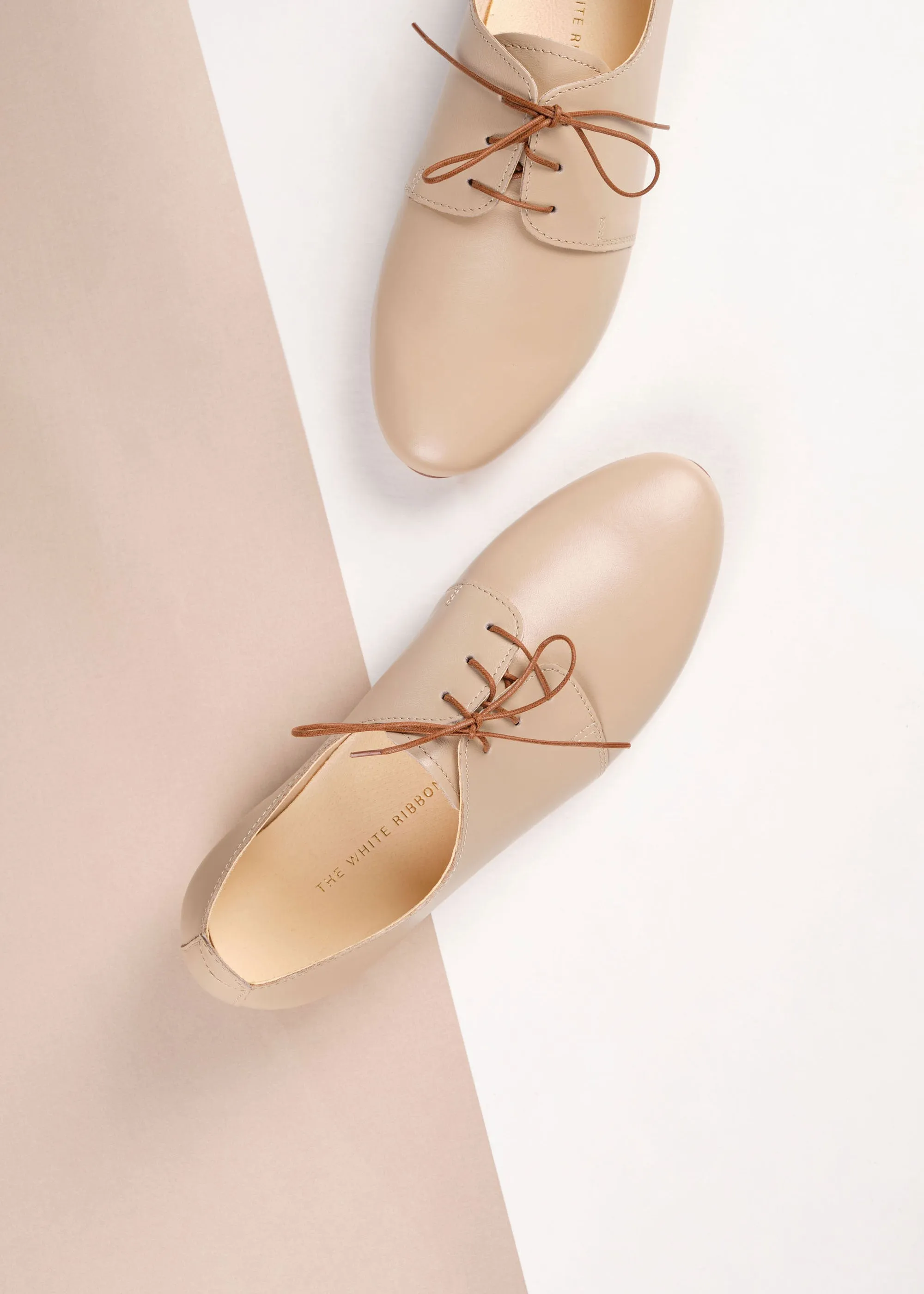 AMIRA Oxford Shoes - Latte