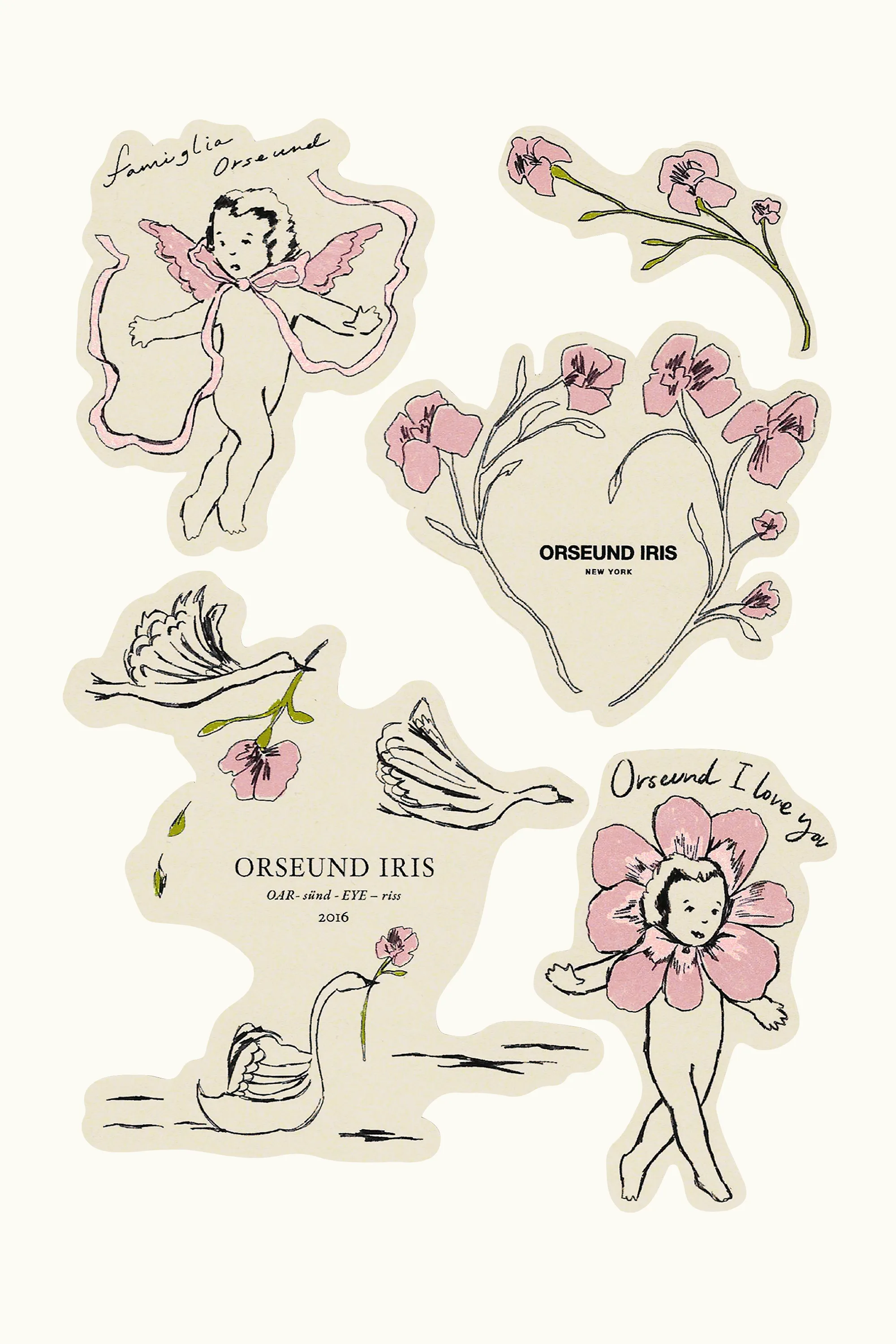 Angel Baby Sticker Sheet