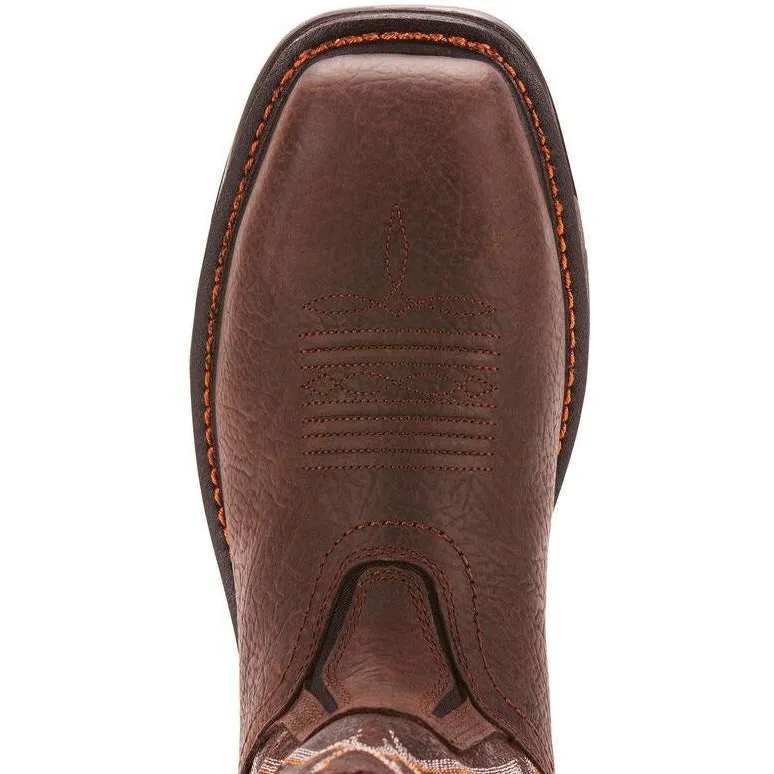 Ariat Men's WorkHog XT Dare 11 Carbon Toe Western Work Boot- Brown - 10024952