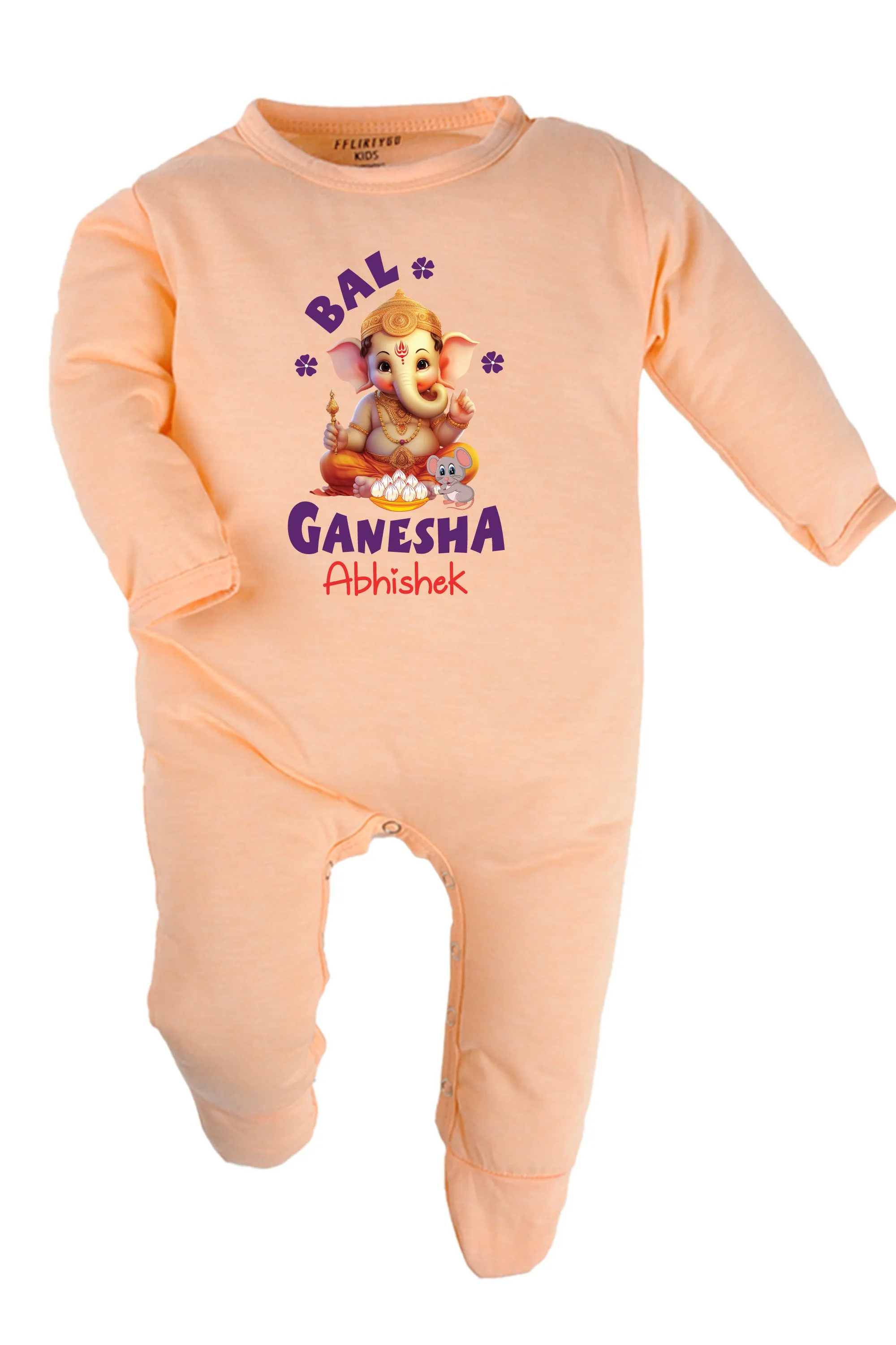 Bal Ganesha Baby Romper | Onesies w/ Custom Name