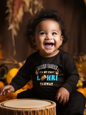 Balle Balle It's My First Lohri Baby Romper | Onesies w/ Custom Name