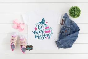 Be Mer Mazing kids shirt, Kids summer shirt, Kid's vacation shirt, Toddler summer shirt, Girls summer shirt, Kids beach shirt