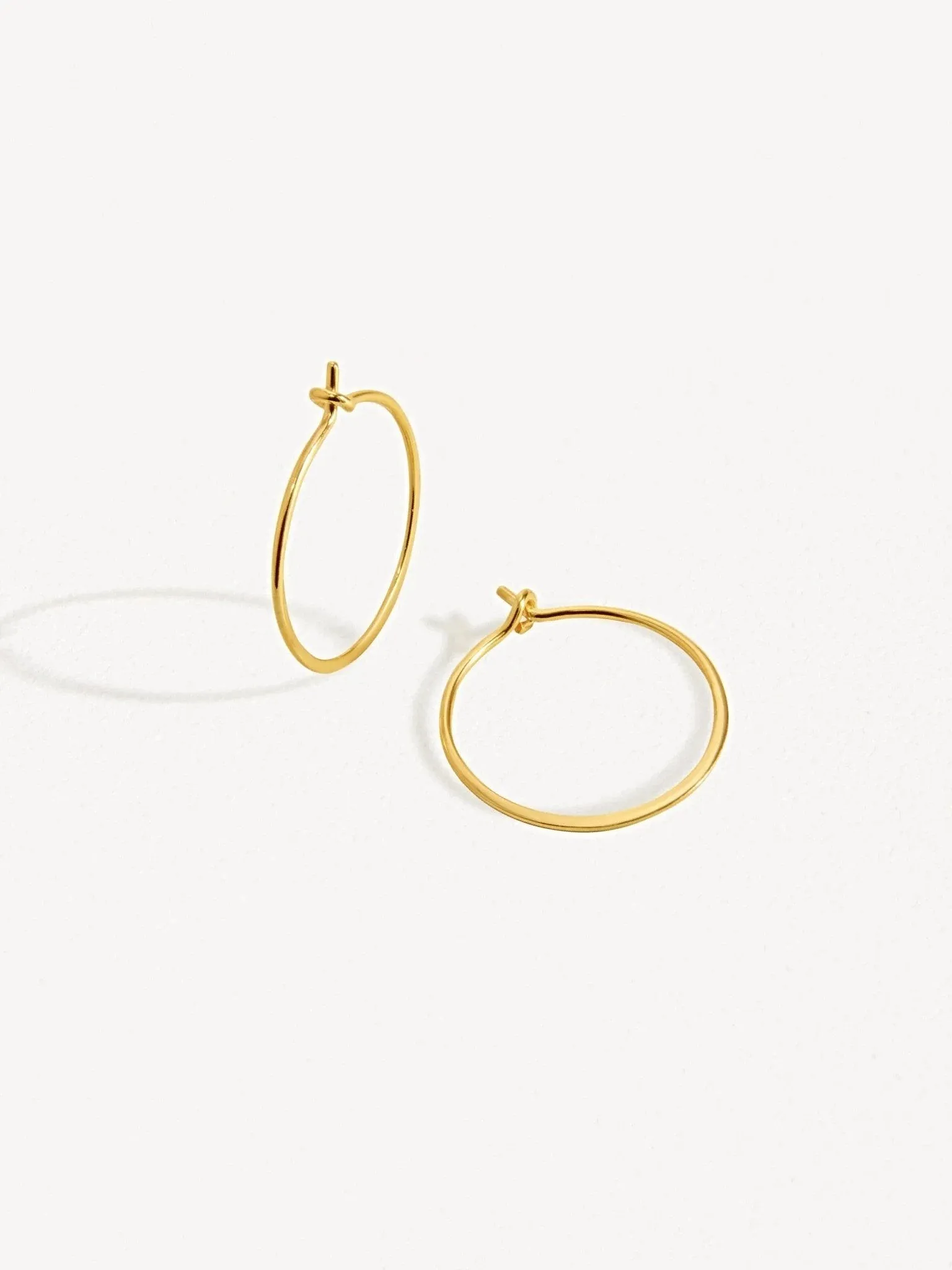 Beat Gold Hoop Earrings