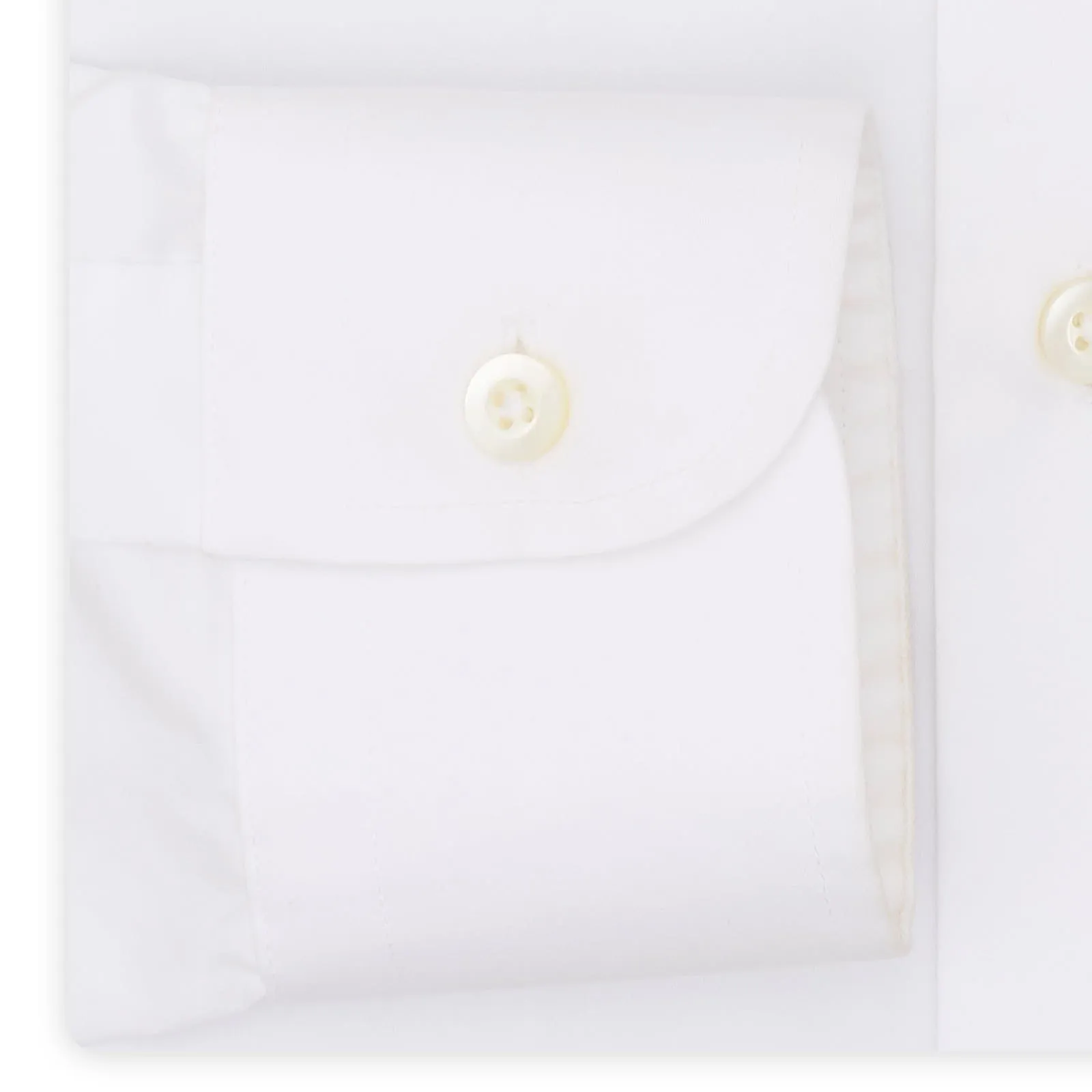 BESPOKE ATHENS Handmade White Cotton Dress Shirt EU 40 NEW US 15.75