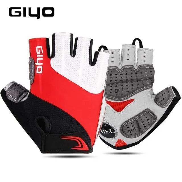 Bicycle Gloves Half Finger Outdoor Sports Gloves For Men Women Gel Pad Breathable MTB Road Racing Riding Cycling Gloves DH