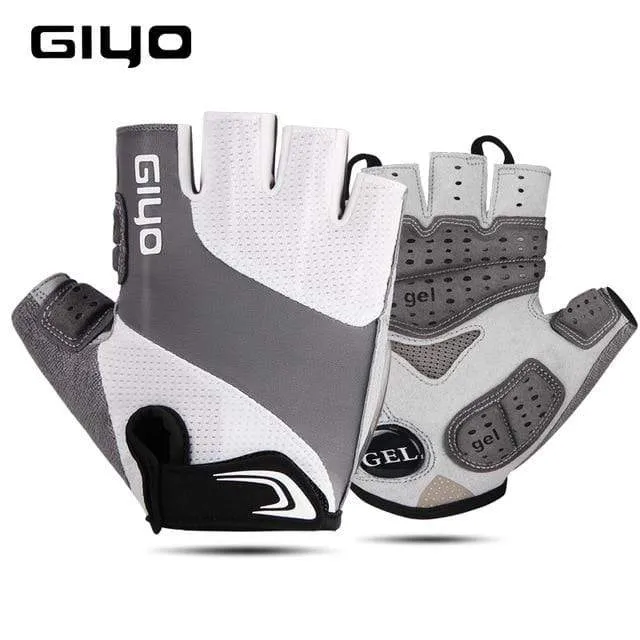 Bicycle Gloves Half Finger Outdoor Sports Gloves For Men Women Gel Pad Breathable MTB Road Racing Riding Cycling Gloves DH