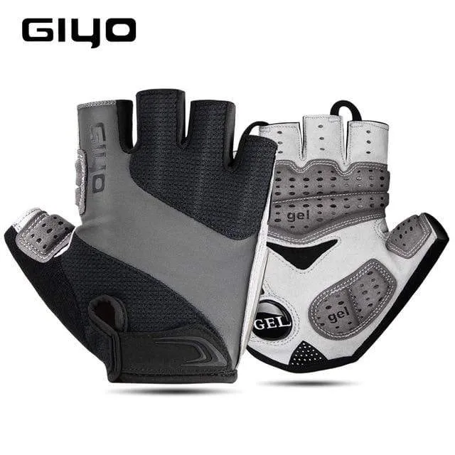 Bicycle Gloves Half Finger Outdoor Sports Gloves For Men Women Gel Pad Breathable MTB Road Racing Riding Cycling Gloves DH