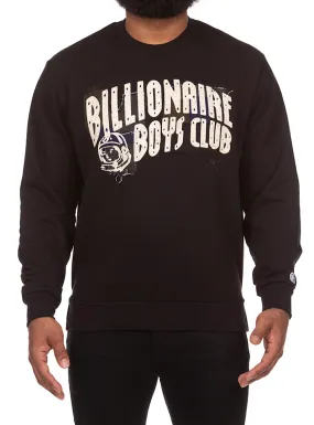 Billionaire Boys Club Sweater - BB Layers Crew - Black - 831-8306