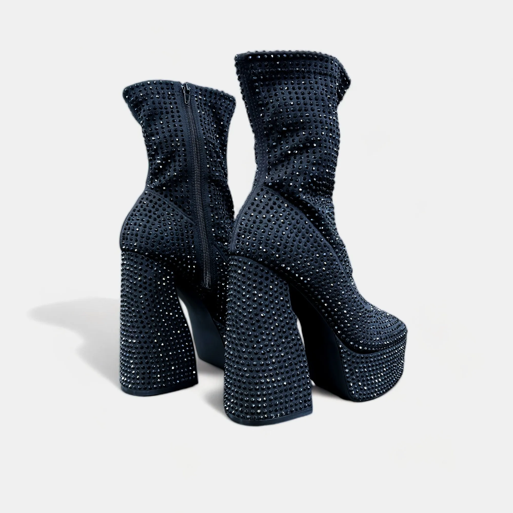 Black Finnegan Platform Boots