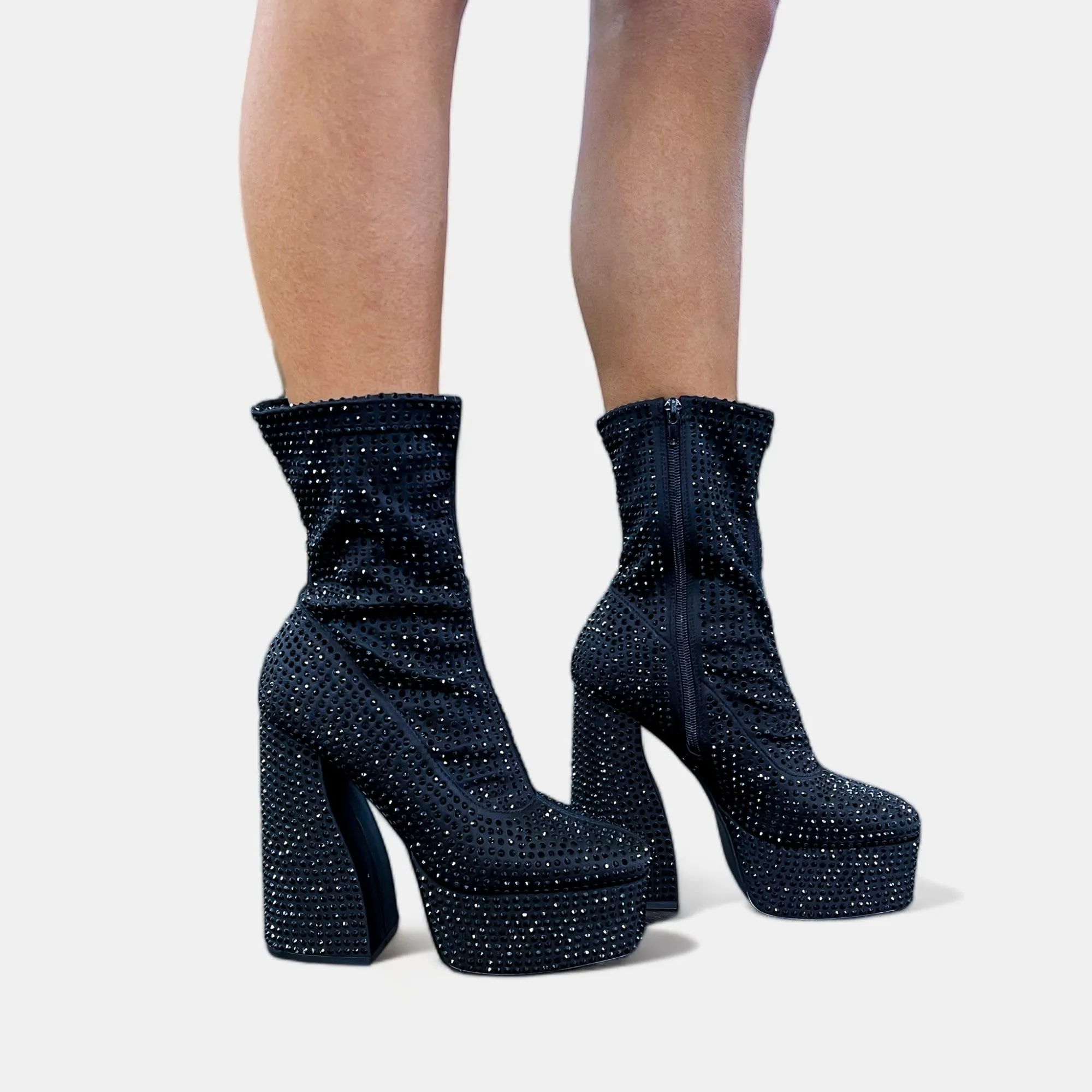 Black Finnegan Platform Boots