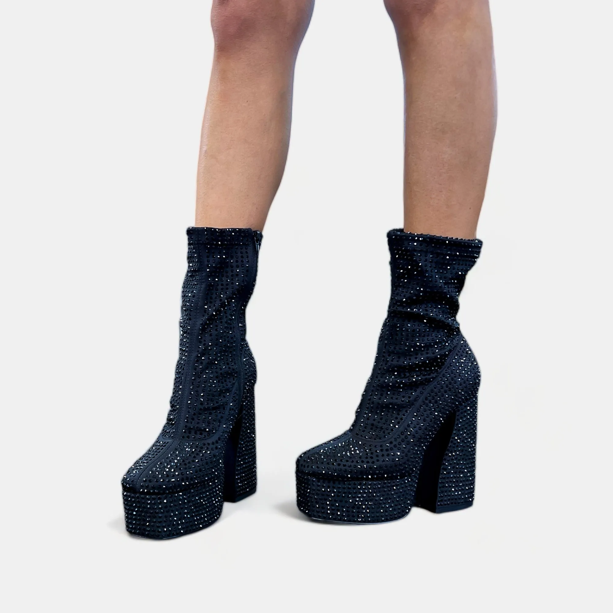 Black Finnegan Platform Boots