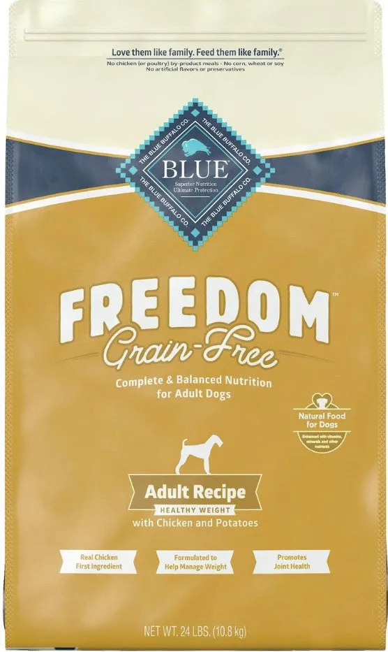 Blue Buffalo Freedom Adult Healthy Weight Chicken Recipe Dry Dog Food