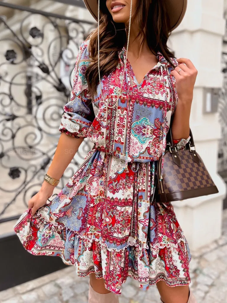 Breezy Summer Nights Casual A-Line Dress