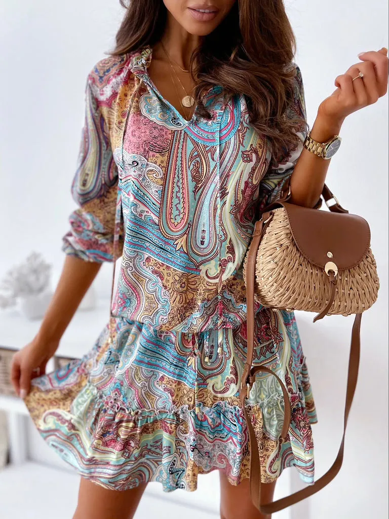 Breezy Summer Nights Casual A-Line Dress