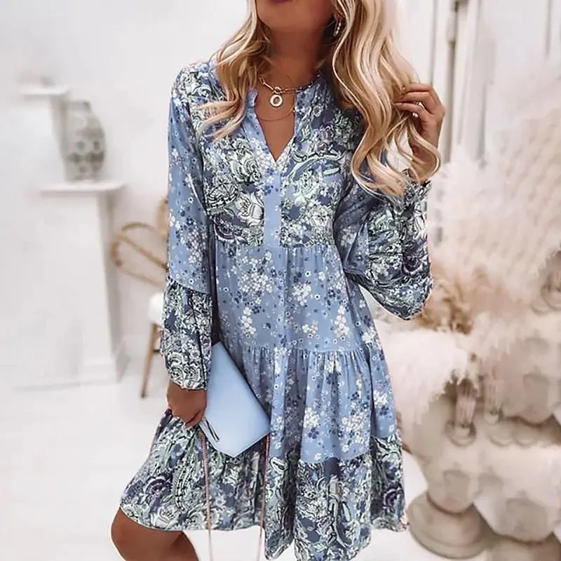 Breezy Summer Nights Casual A-Line Dress