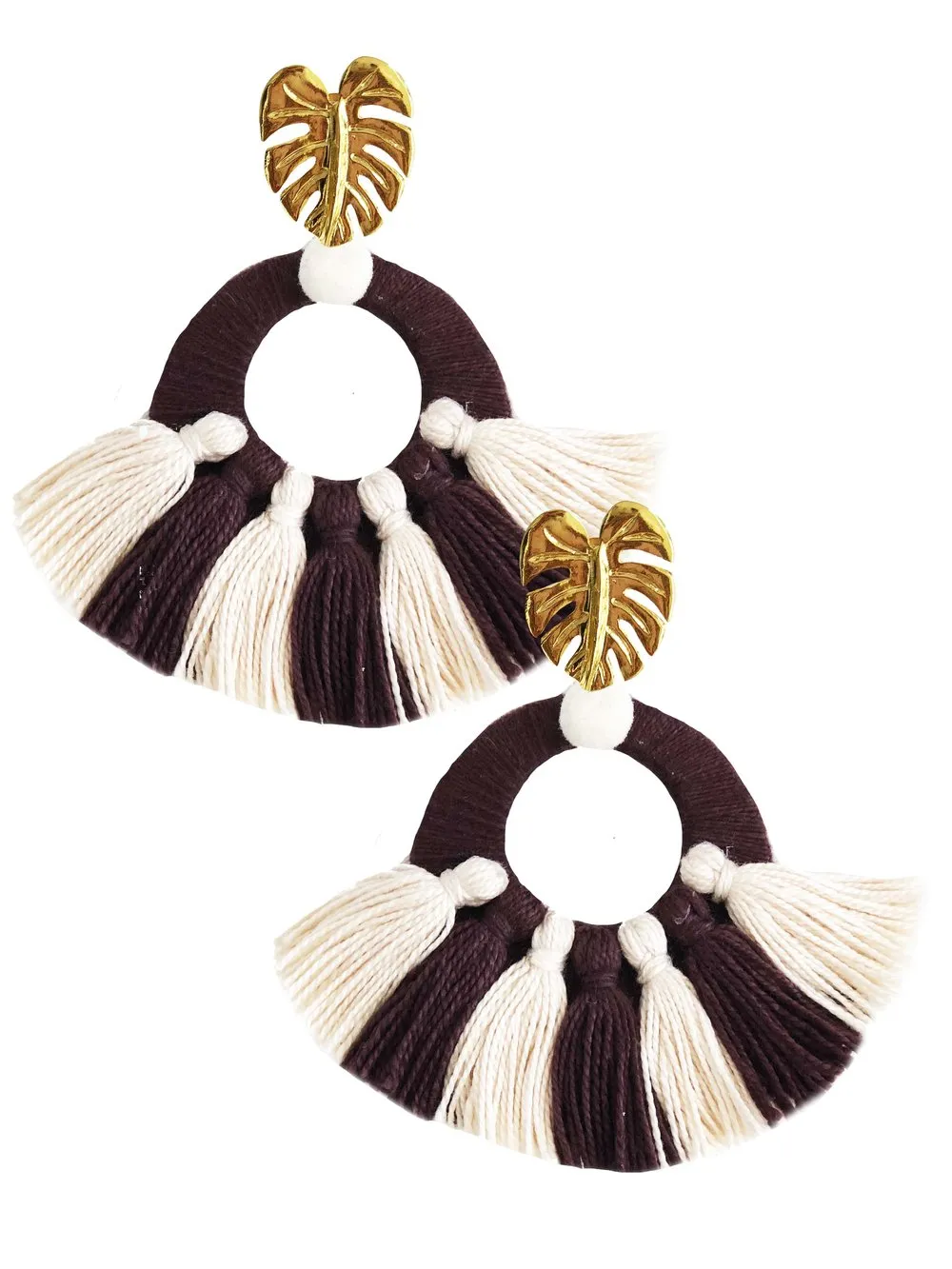 Brown Salpicon Earrings