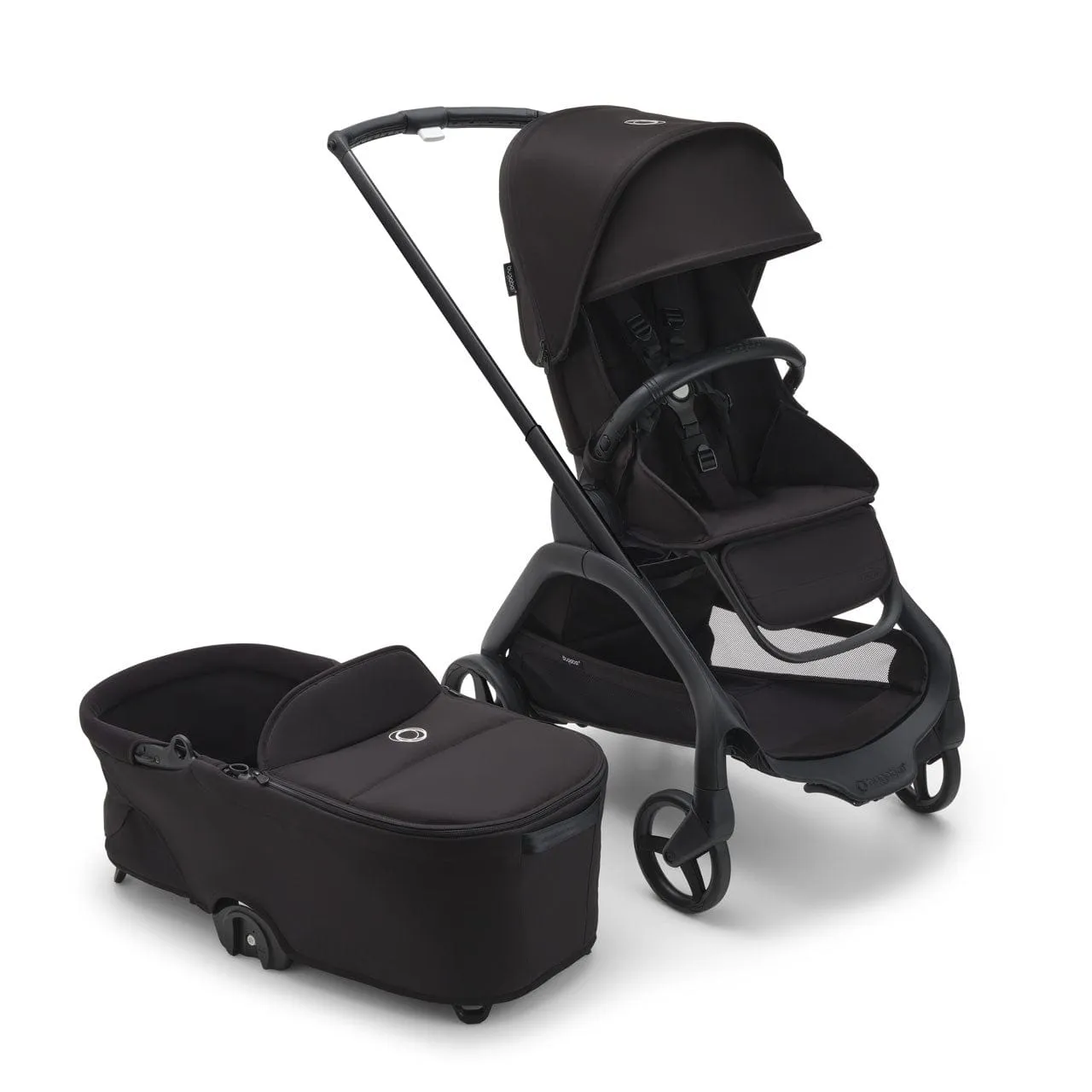 Bugaboo Dragonfly Pushchair Essential Bundle - Midnight Black