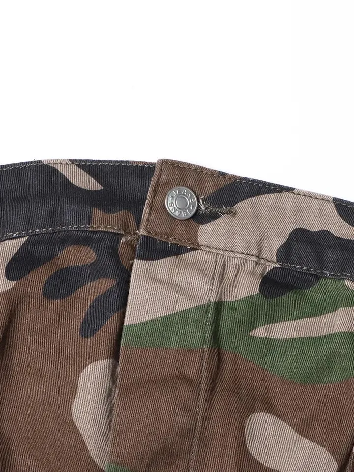 Camouflage Cargo Jumpsuit