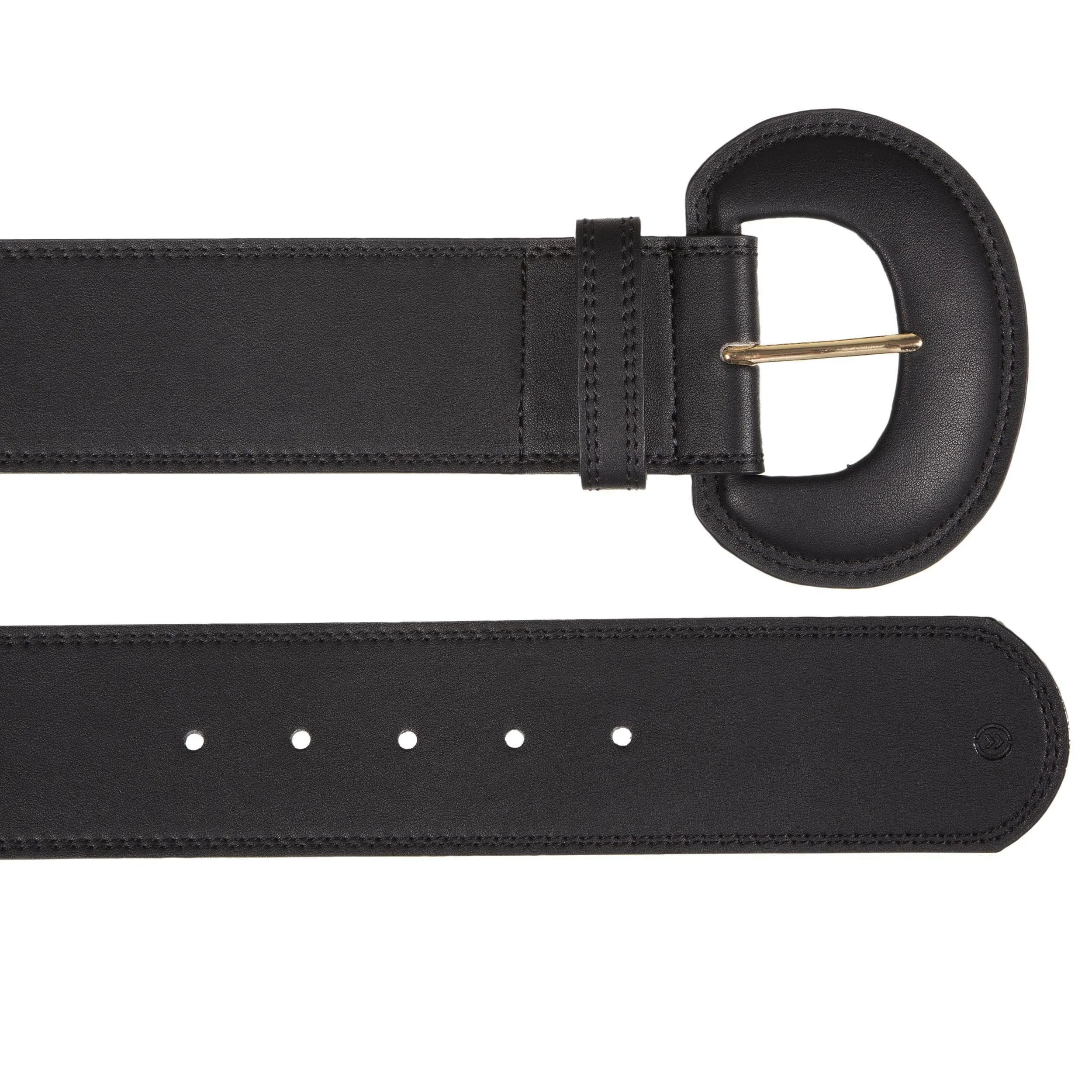 Ceinture Femme XXL Texturée Noir