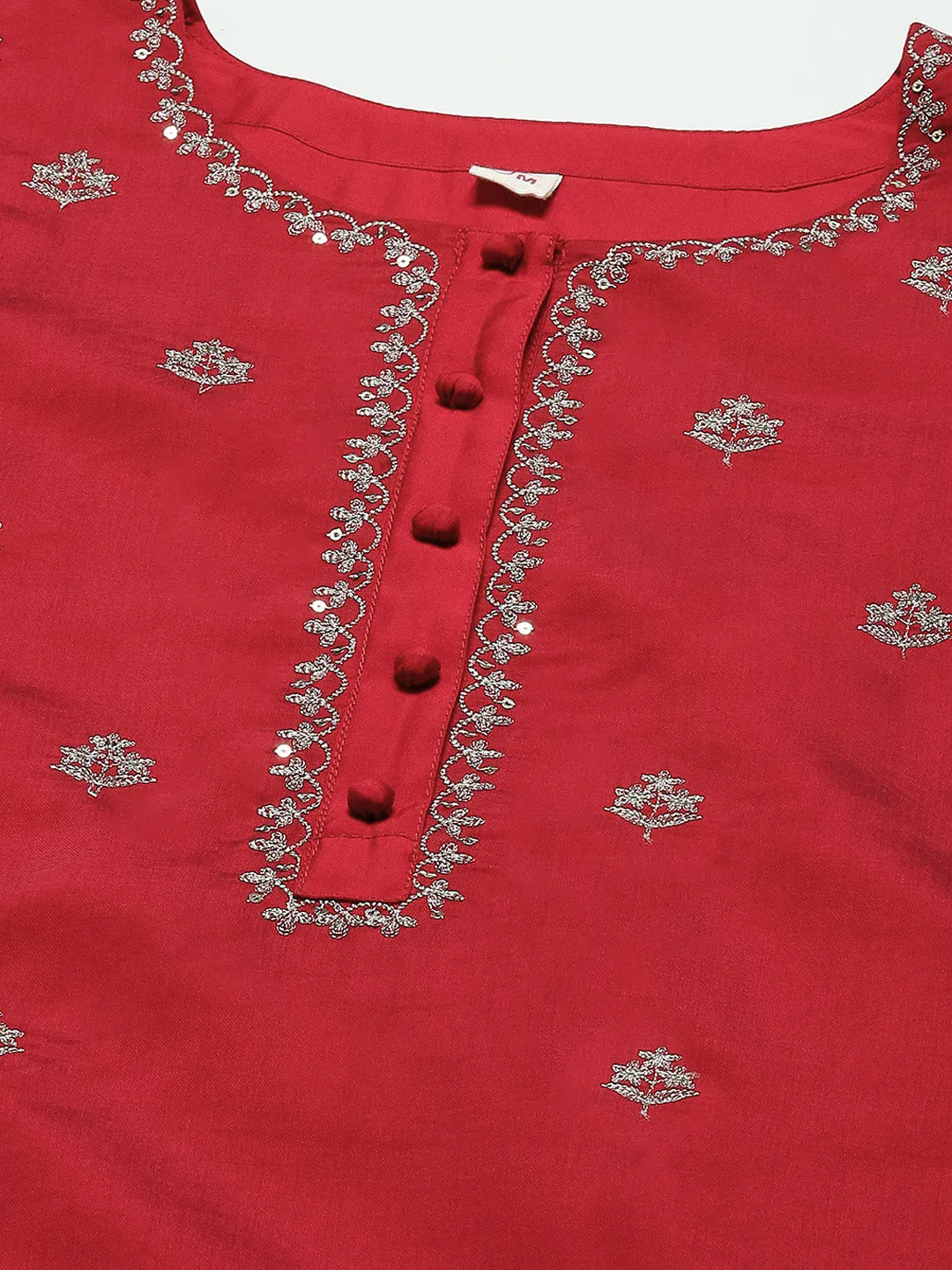 Chanderi Kurta With Pants