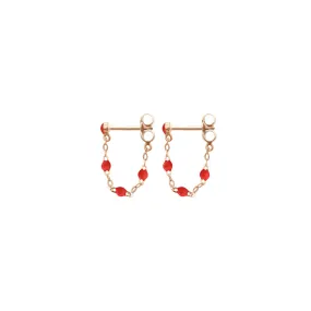 Classic Gigi Poppy earrings, Rose Gold