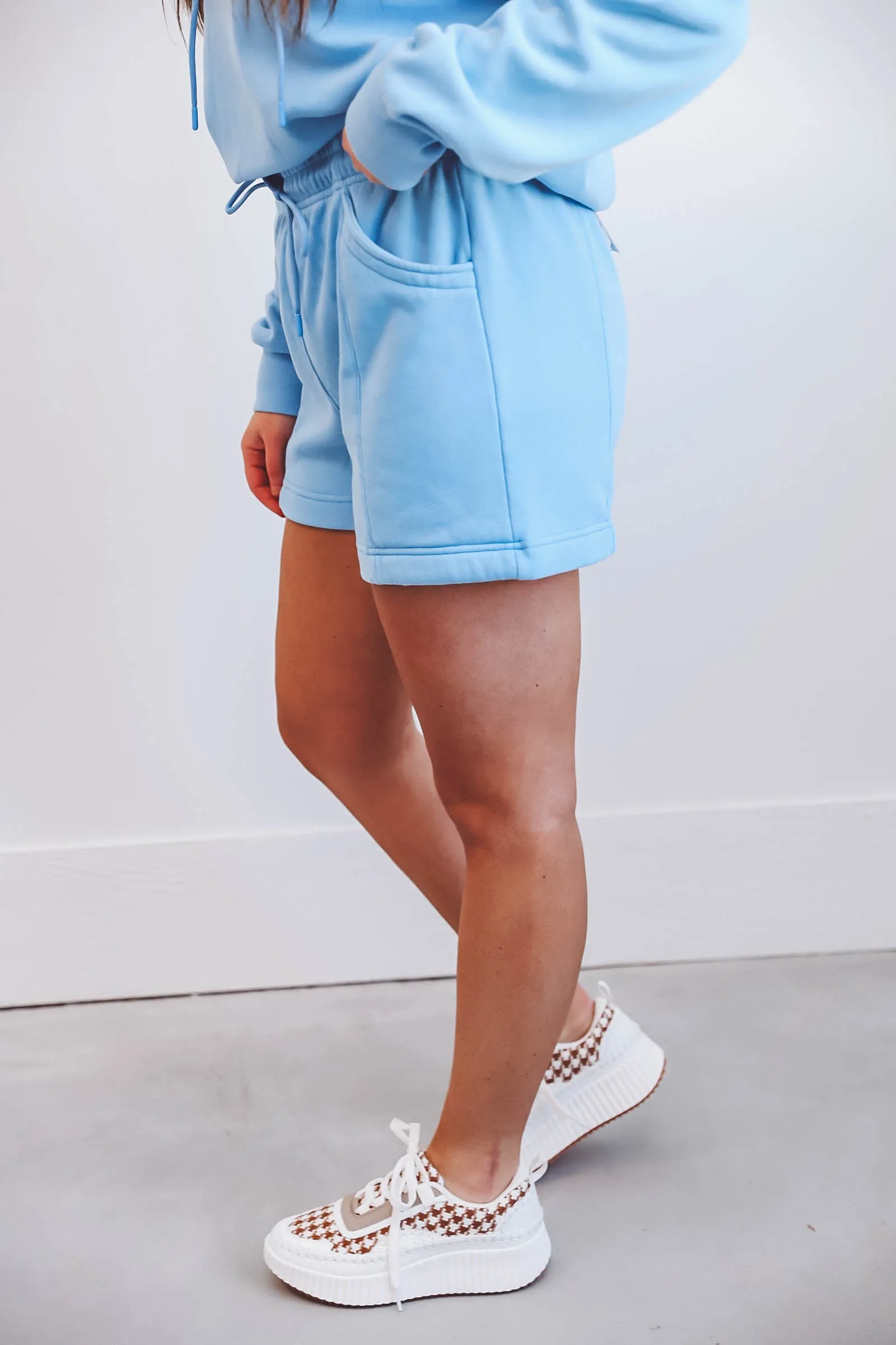 Coline Shorts-Cerulean Blue-Thread & Supply