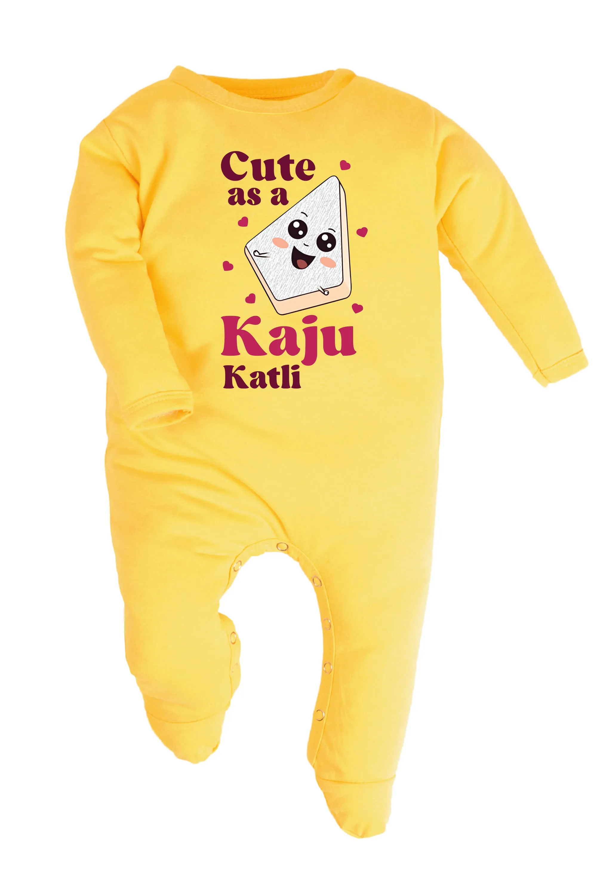 Cute As A Kaju Katli Baby Romper | Onesies