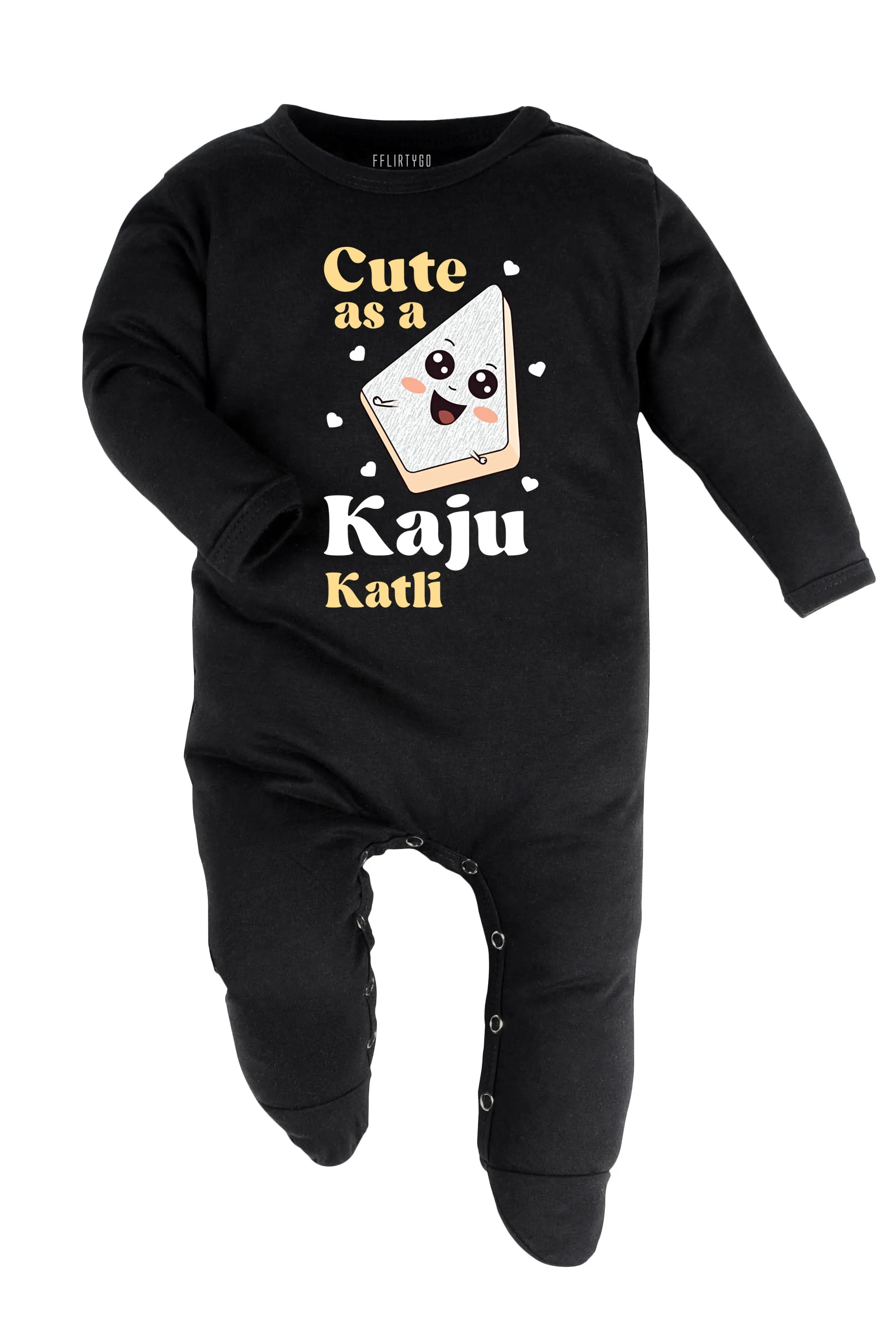 Cute As A Kaju Katli Baby Romper | Onesies