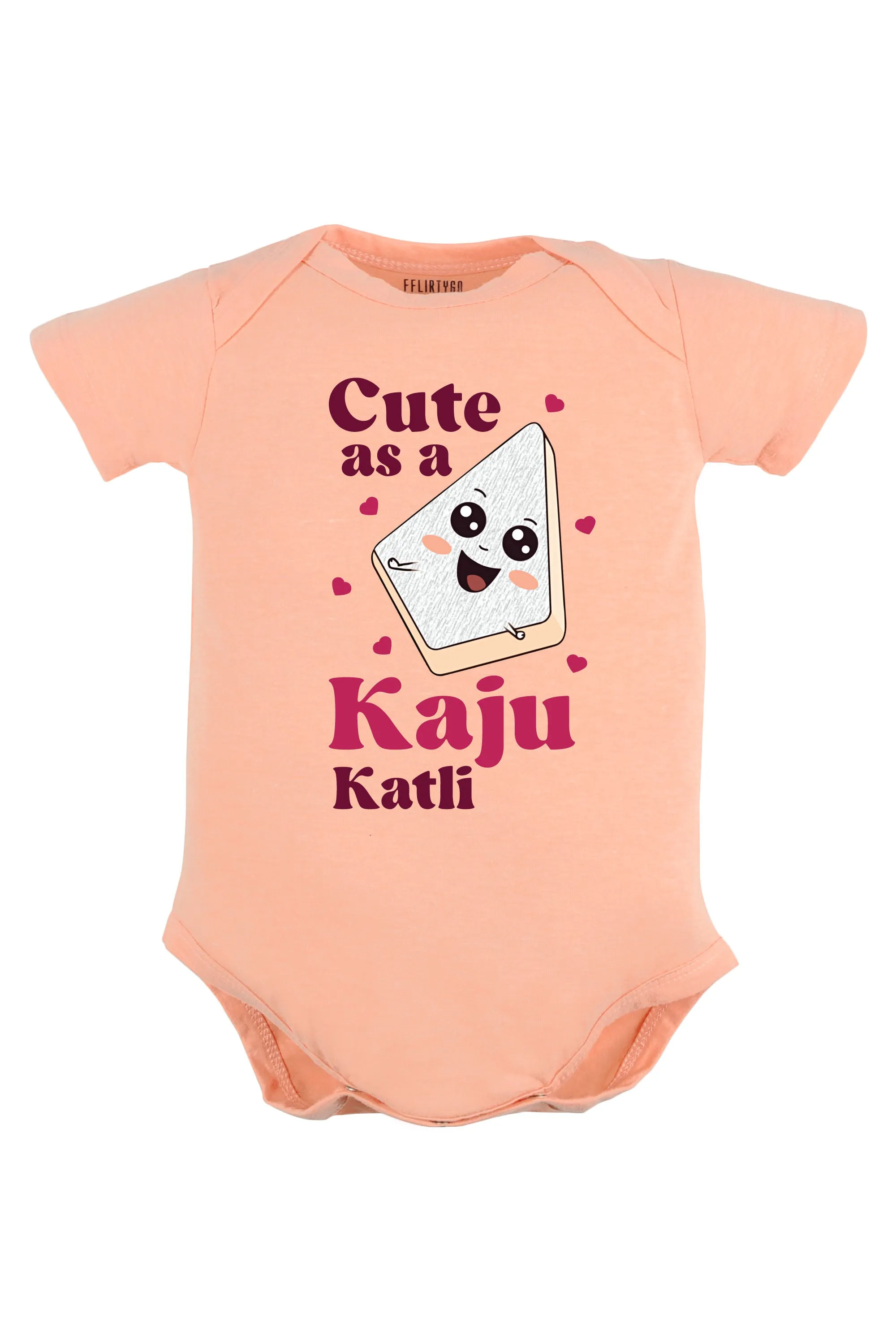 Cute As A Kaju Katli Baby Romper | Onesies