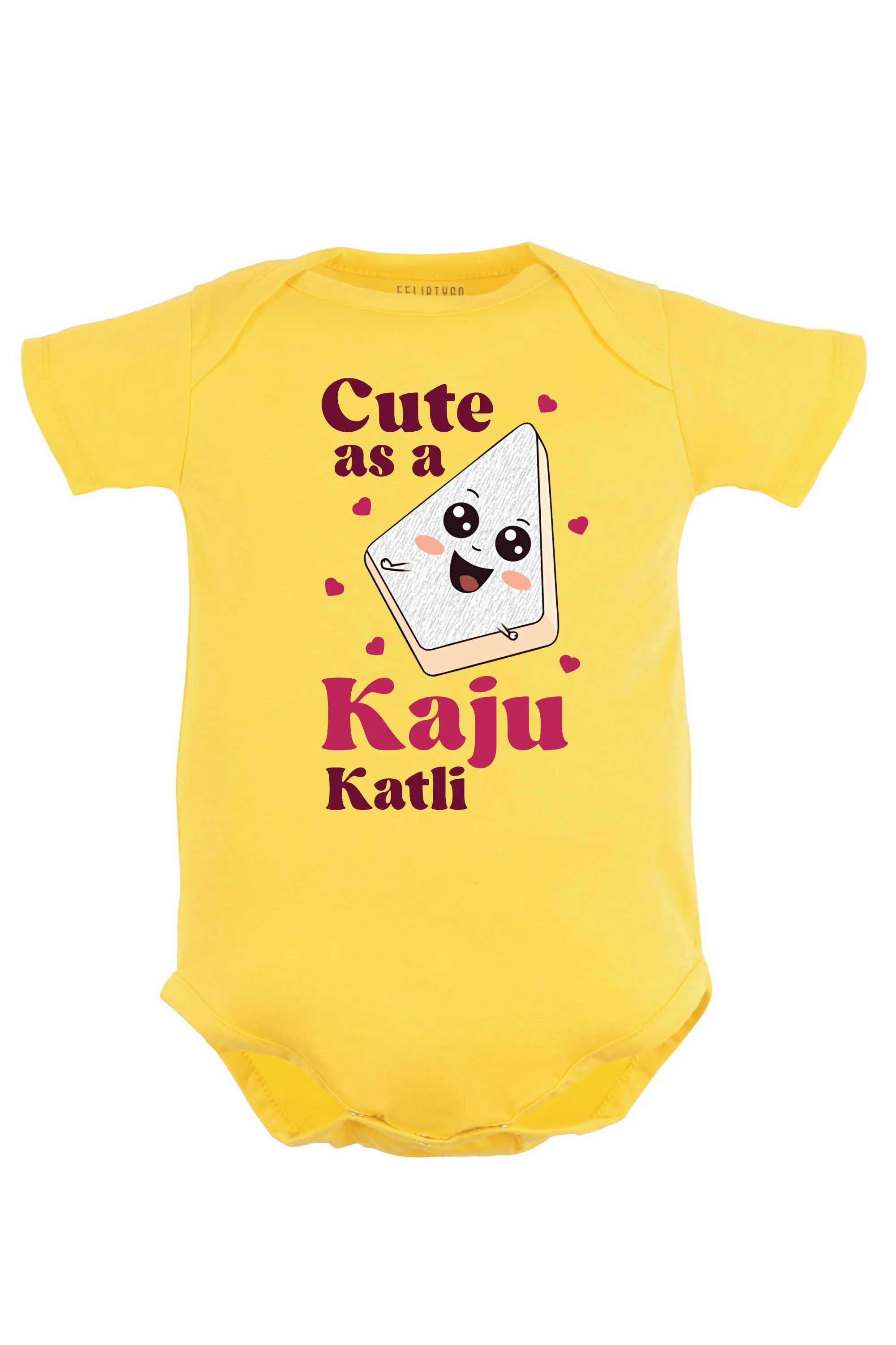 Cute As A Kaju Katli Baby Romper | Onesies