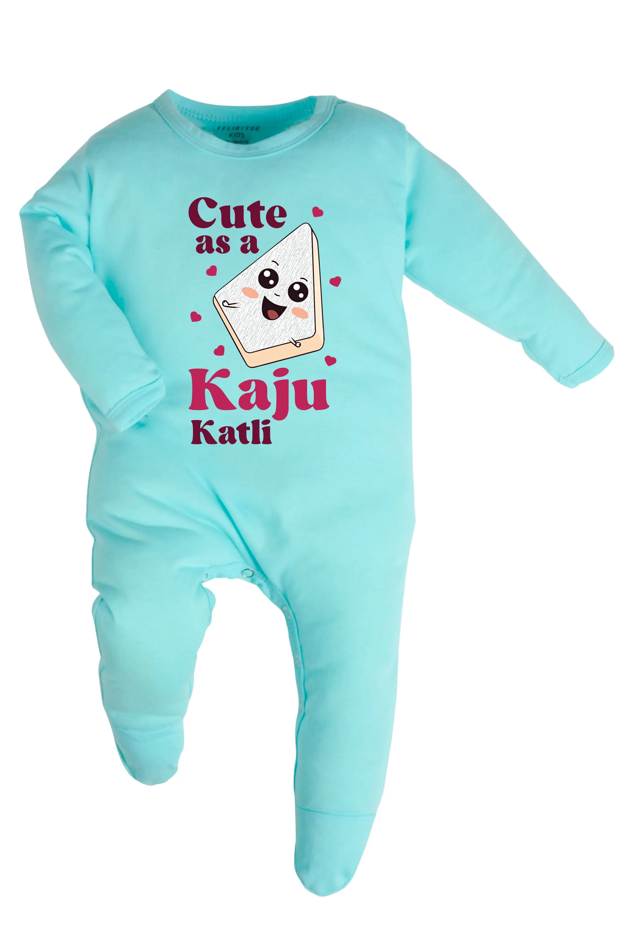 Cute As A Kaju Katli Baby Romper | Onesies