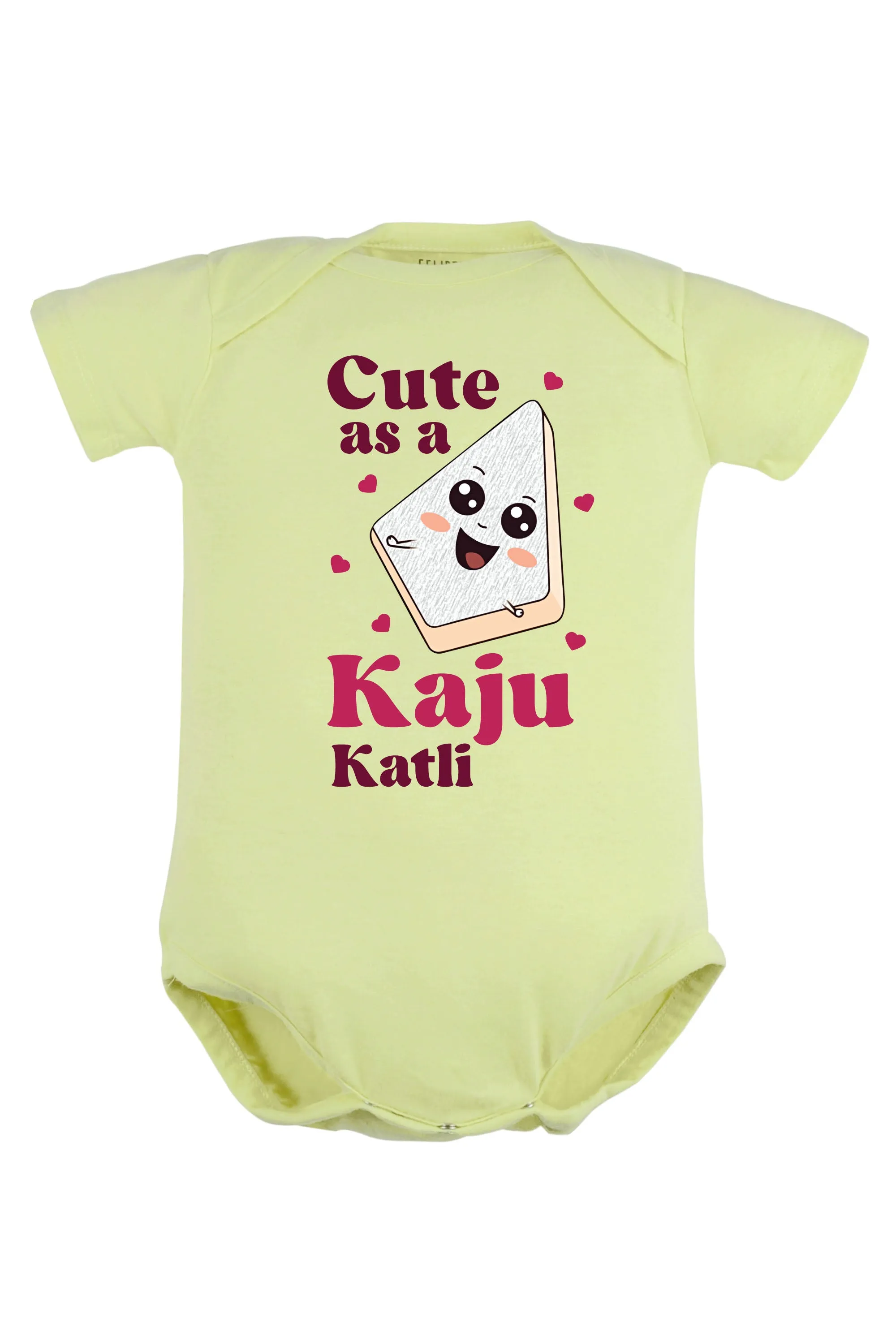 Cute As A Kaju Katli Baby Romper | Onesies