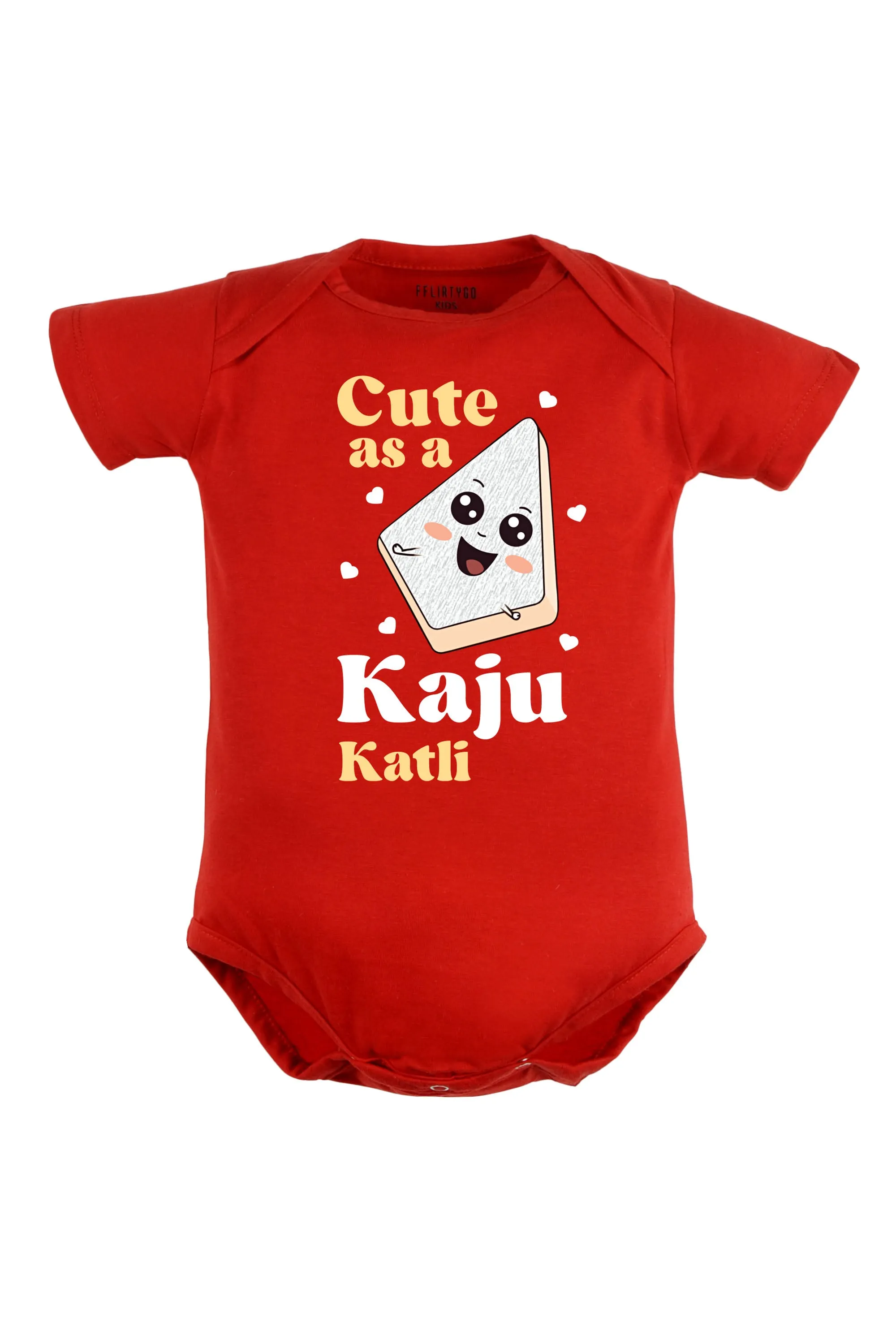 Cute As A Kaju Katli Baby Romper | Onesies