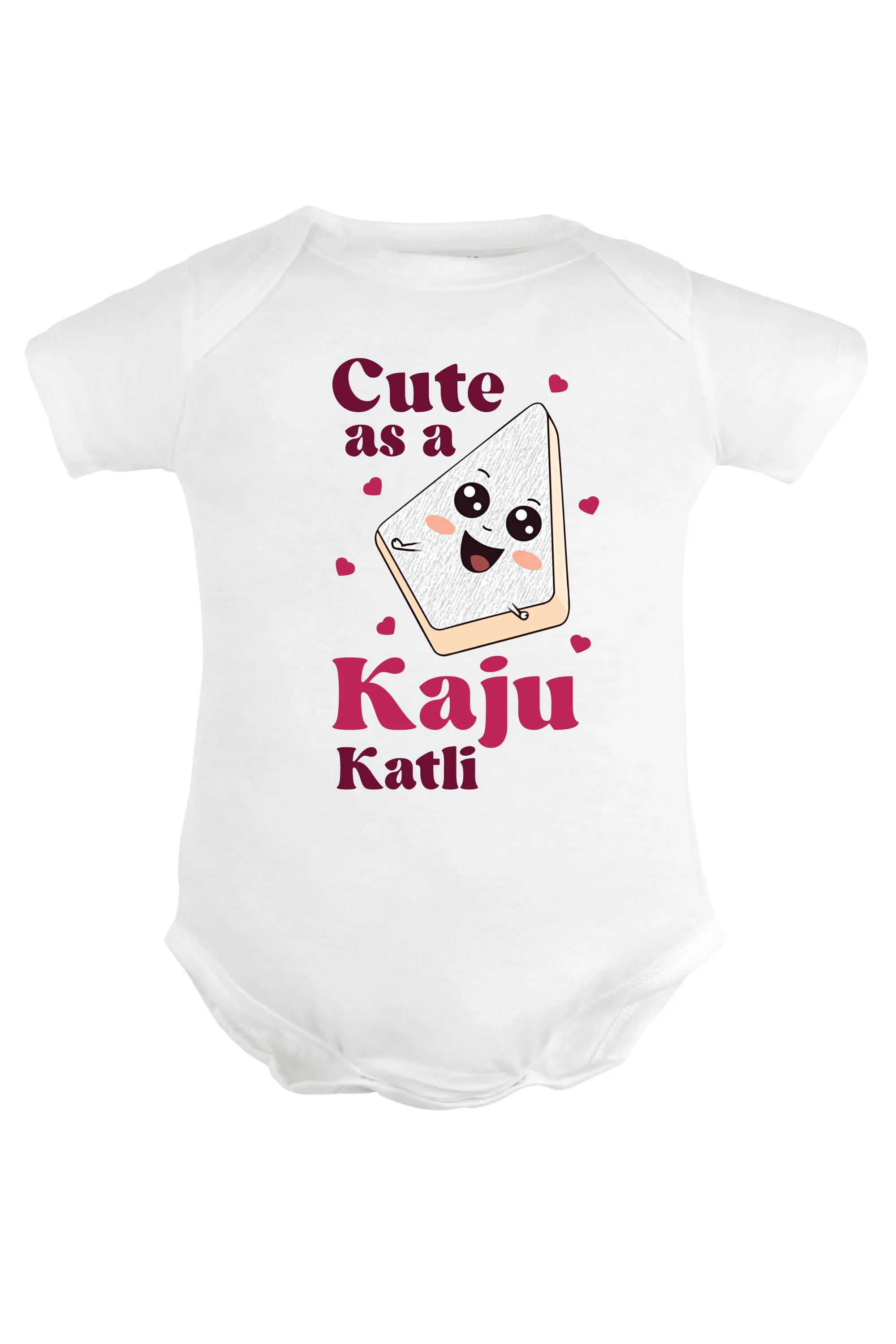 Cute As A Kaju Katli Baby Romper | Onesies