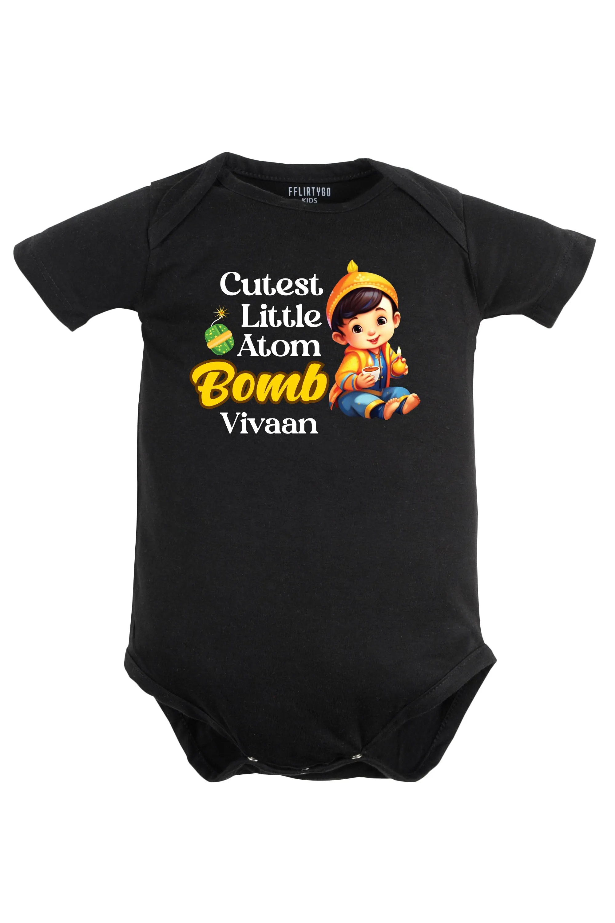 Cutest Little Atom Bomb Baby Romper | Onesies w/ Custom Name