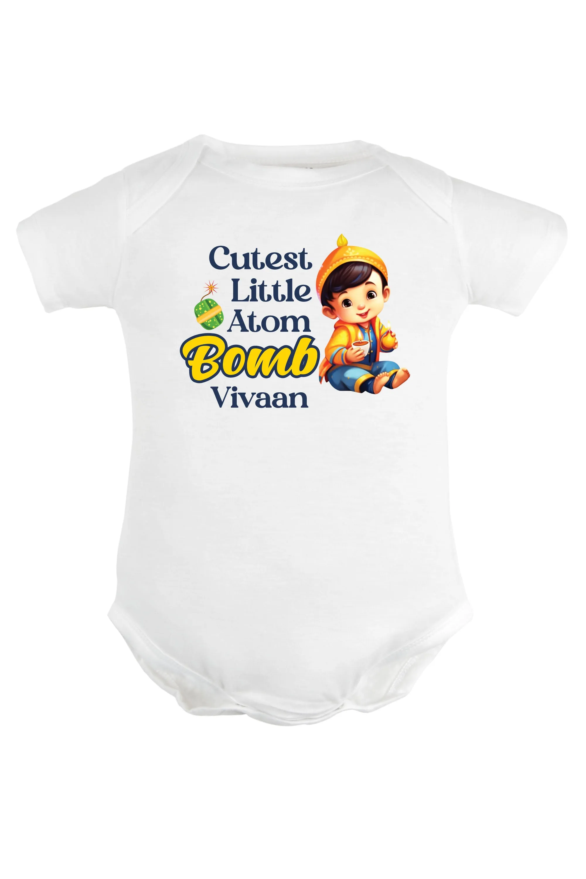 Cutest Little Atom Bomb Baby Romper | Onesies w/ Custom Name