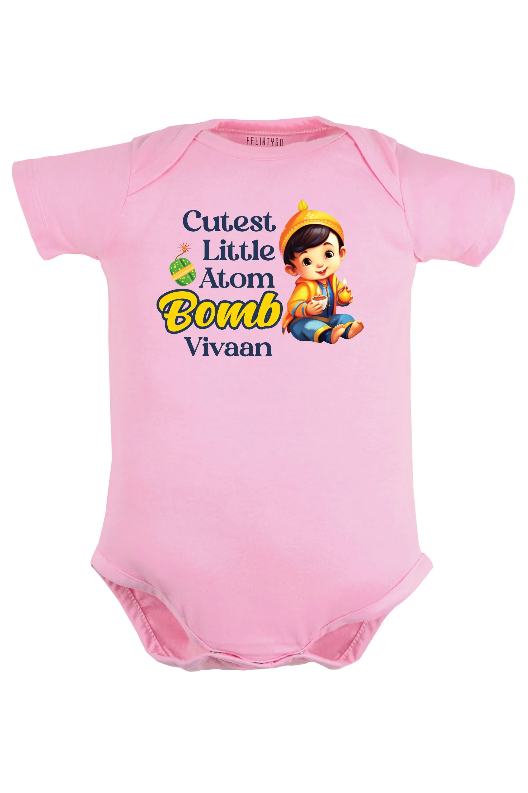 Cutest Little Atom Bomb Baby Romper | Onesies w/ Custom Name