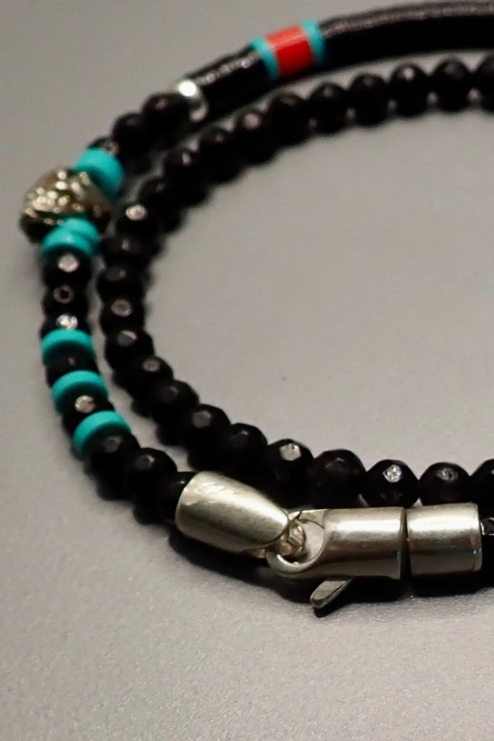 DOUBLE WRAP ONYX BRACELET