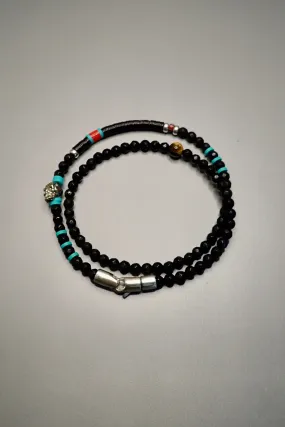 DOUBLE WRAP ONYX BRACELET