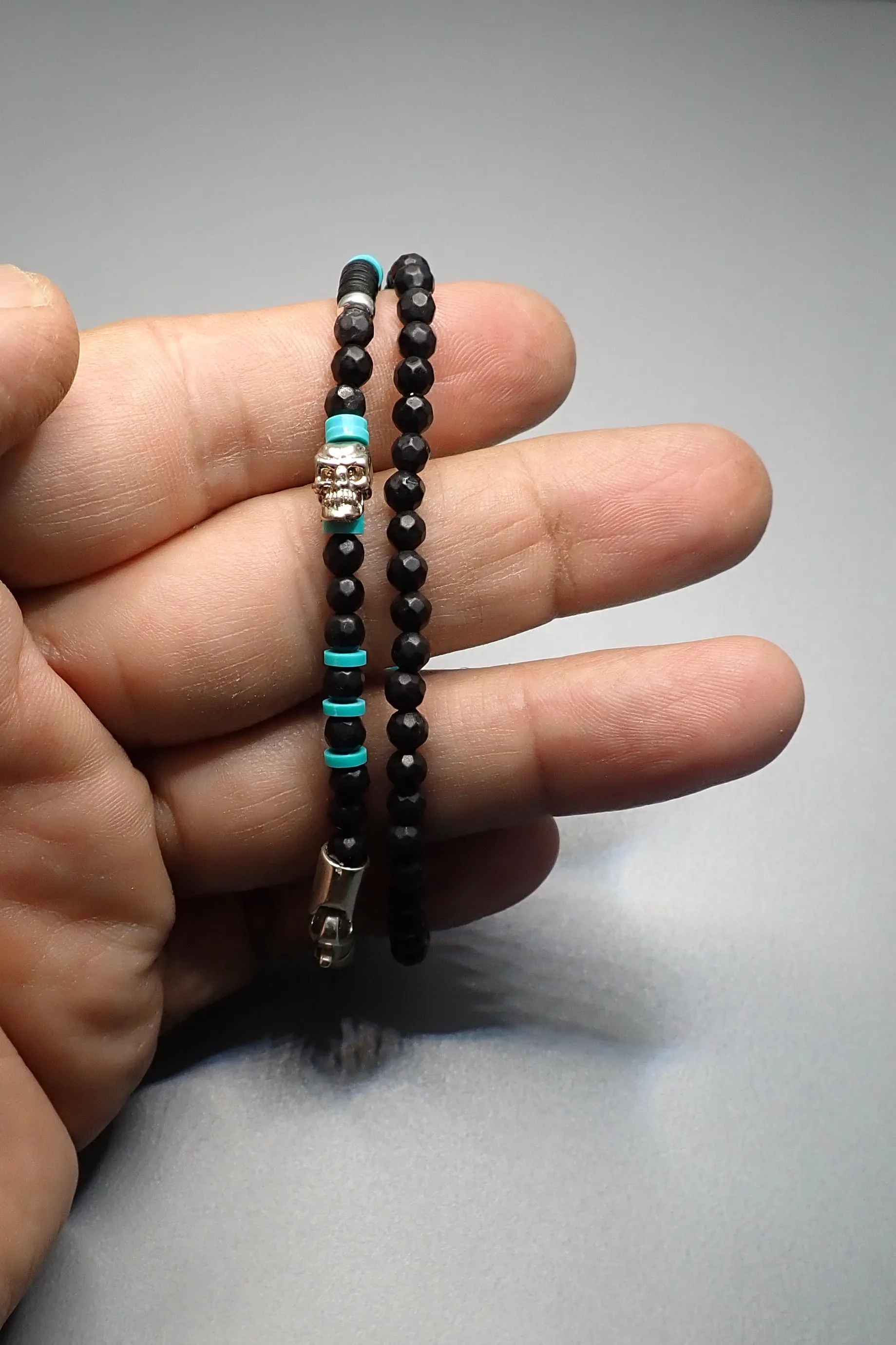 DOUBLE WRAP ONYX BRACELET