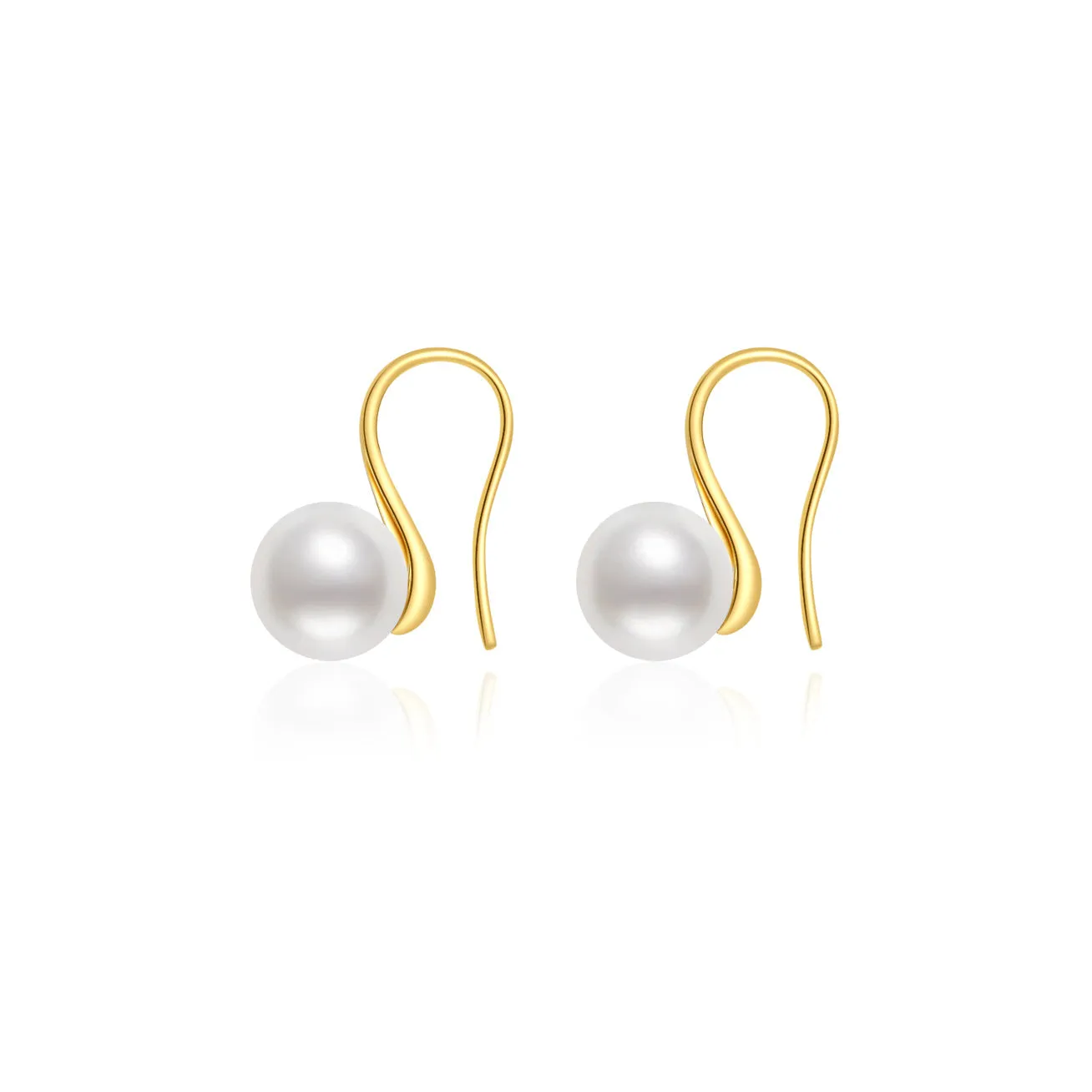 Edison Round Pearl Earrings WE00782